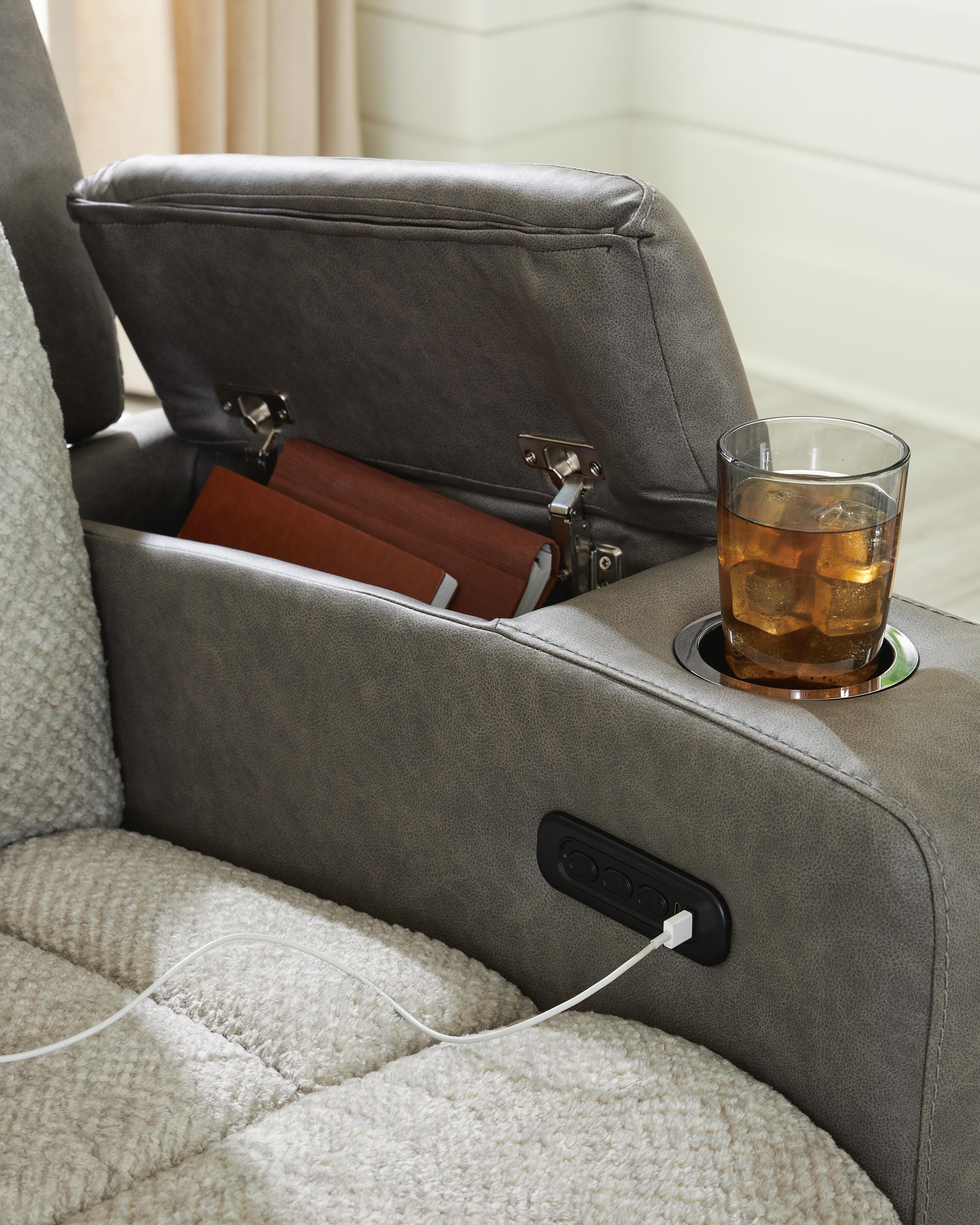 WhipLash Power Recliner - Luxury Home Furniture (MI)