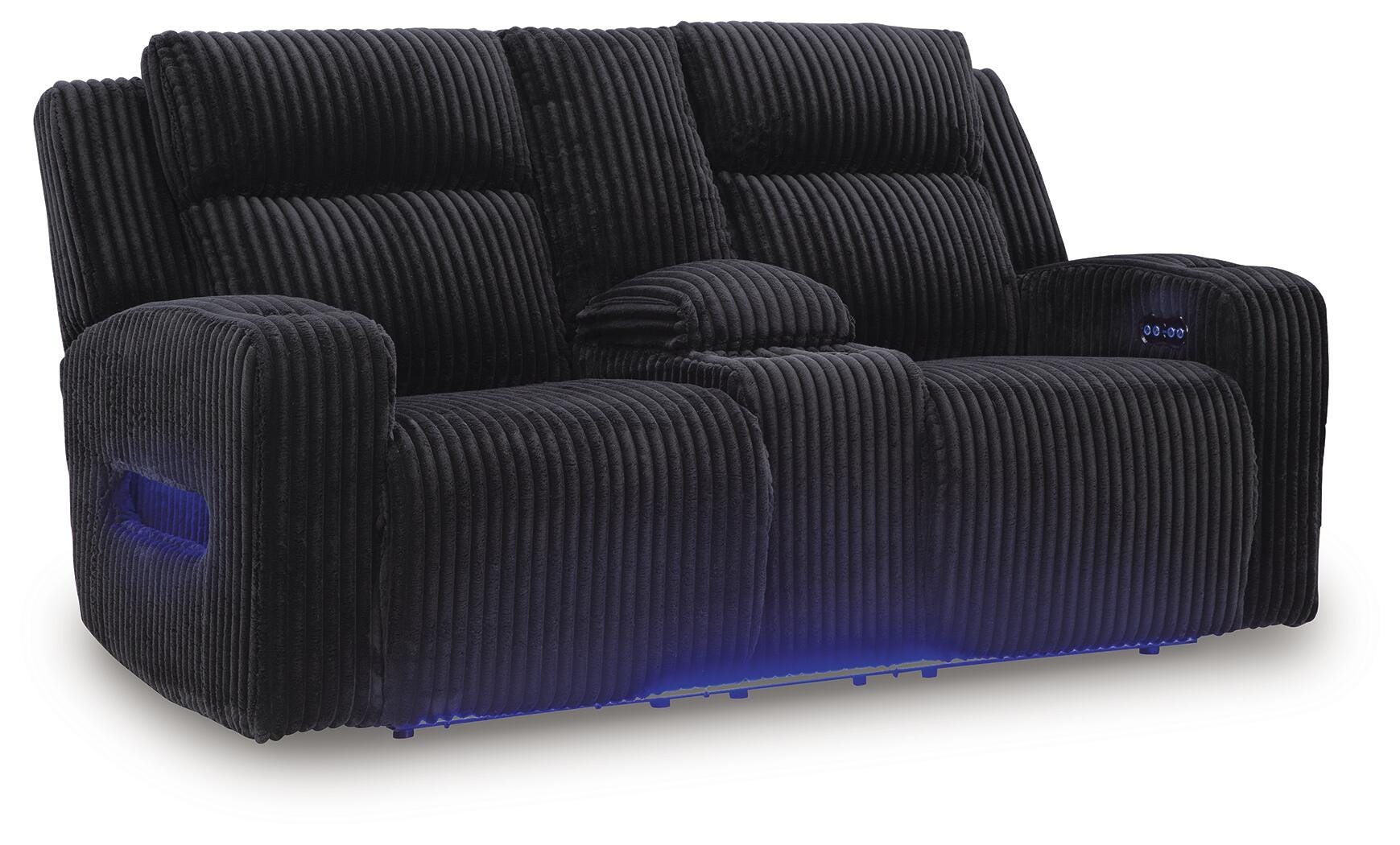 Forest Lake Power Reclining Loveseat with Console - Luxury Home Furniture (MI)