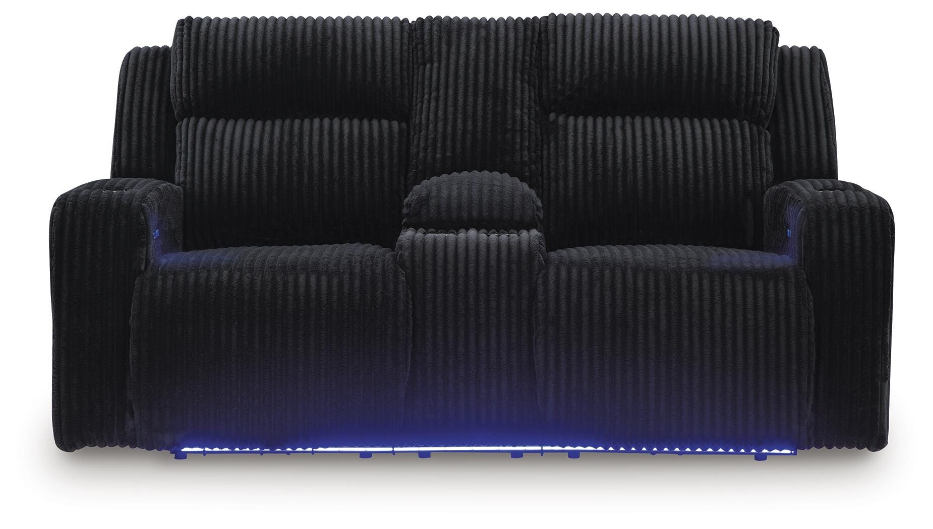 Forest Lake Power Reclining Loveseat with Console - Luxury Home Furniture (MI)