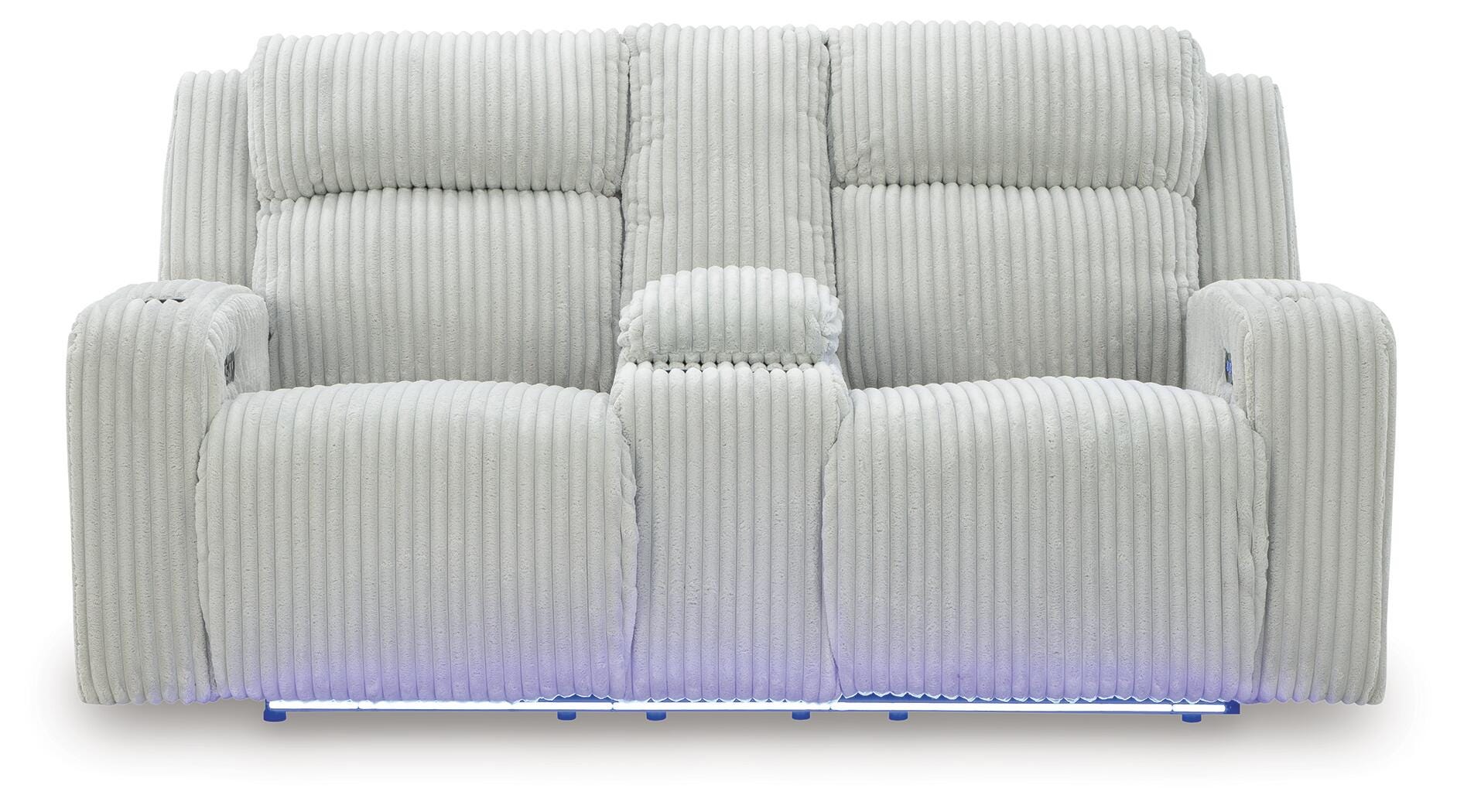 Forest Lake Power Reclining Loveseat with Console - Luxury Home Furniture (MI)