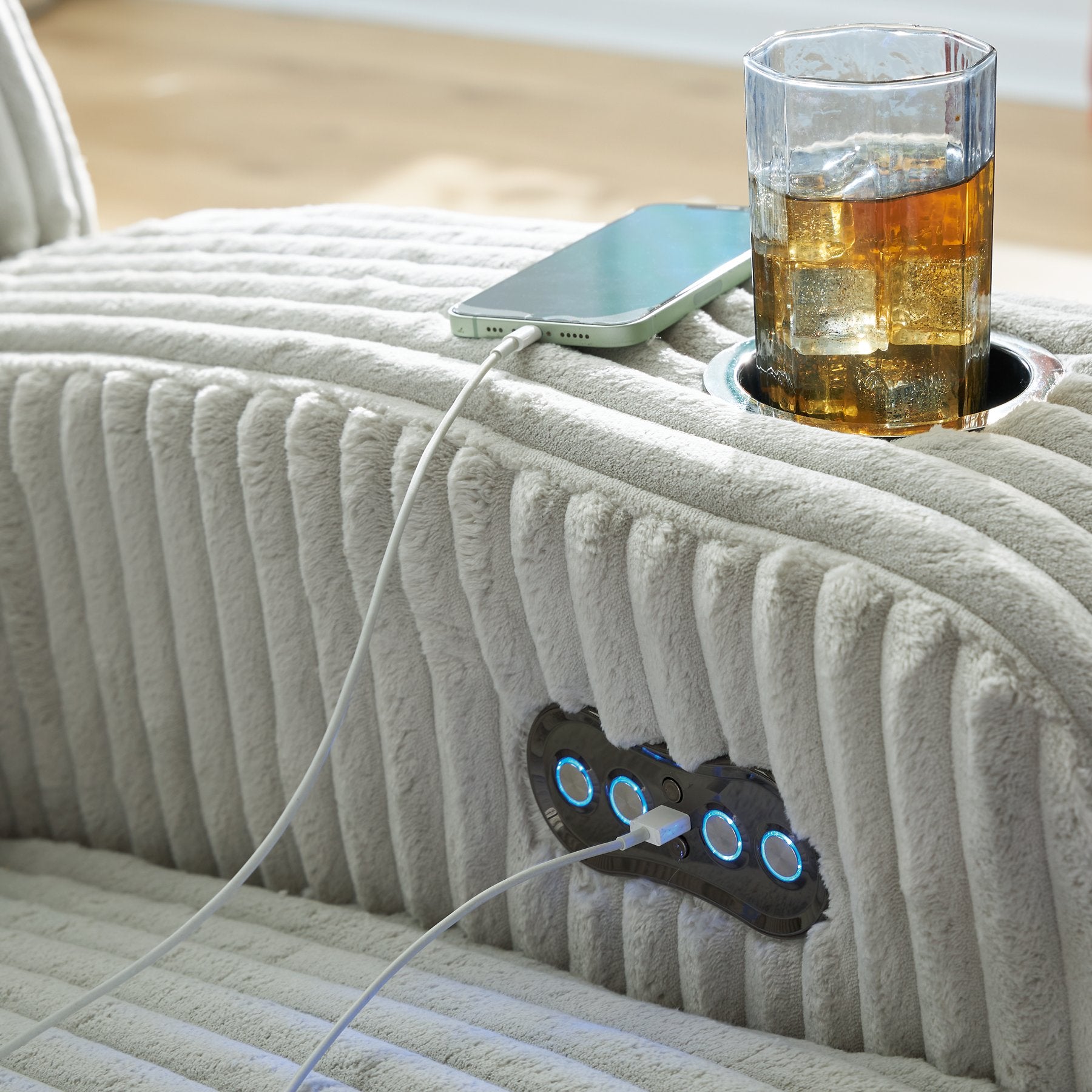 Forest Lake Power Reclining Sofa - Luxury Home Furniture (MI)