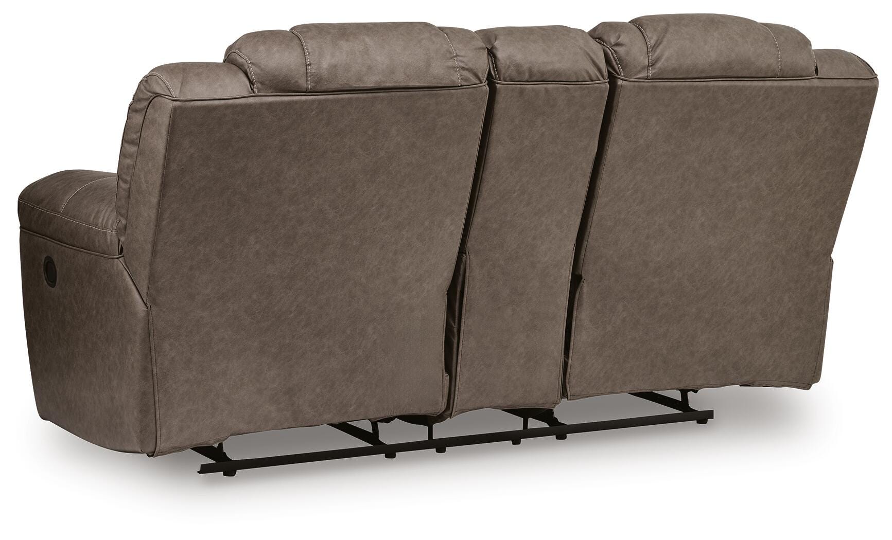 Lowilla Reclining Loveseat with Console - Luxury Home Furniture (MI)