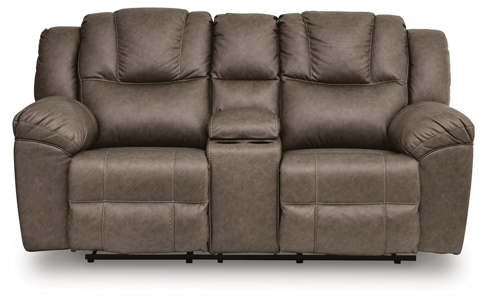 Lowilla Reclining Loveseat with Console - Luxury Home Furniture (MI)