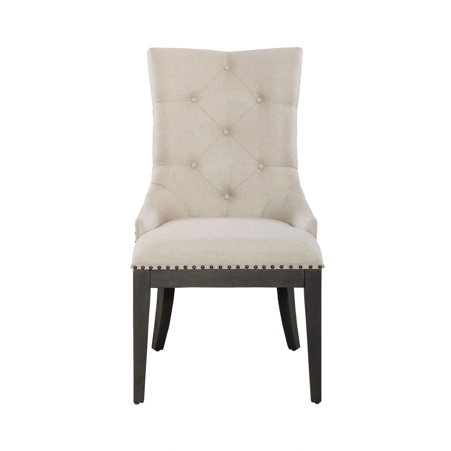 Americana Farmhouse Uph Shelter Side Chair- Black (RTA) image