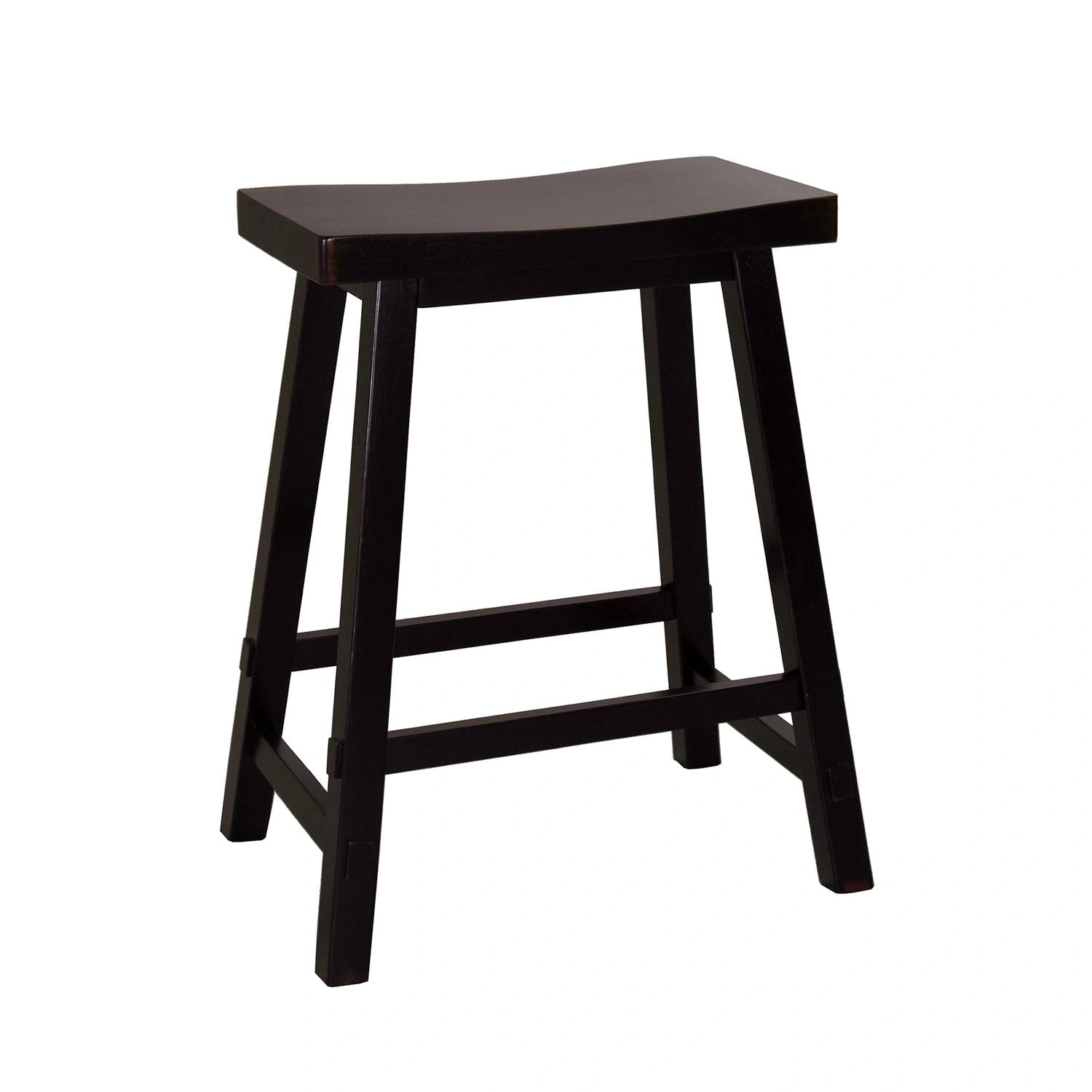 Creations 24 Inch Sawhorse Counter Stool - Black (RTA) image