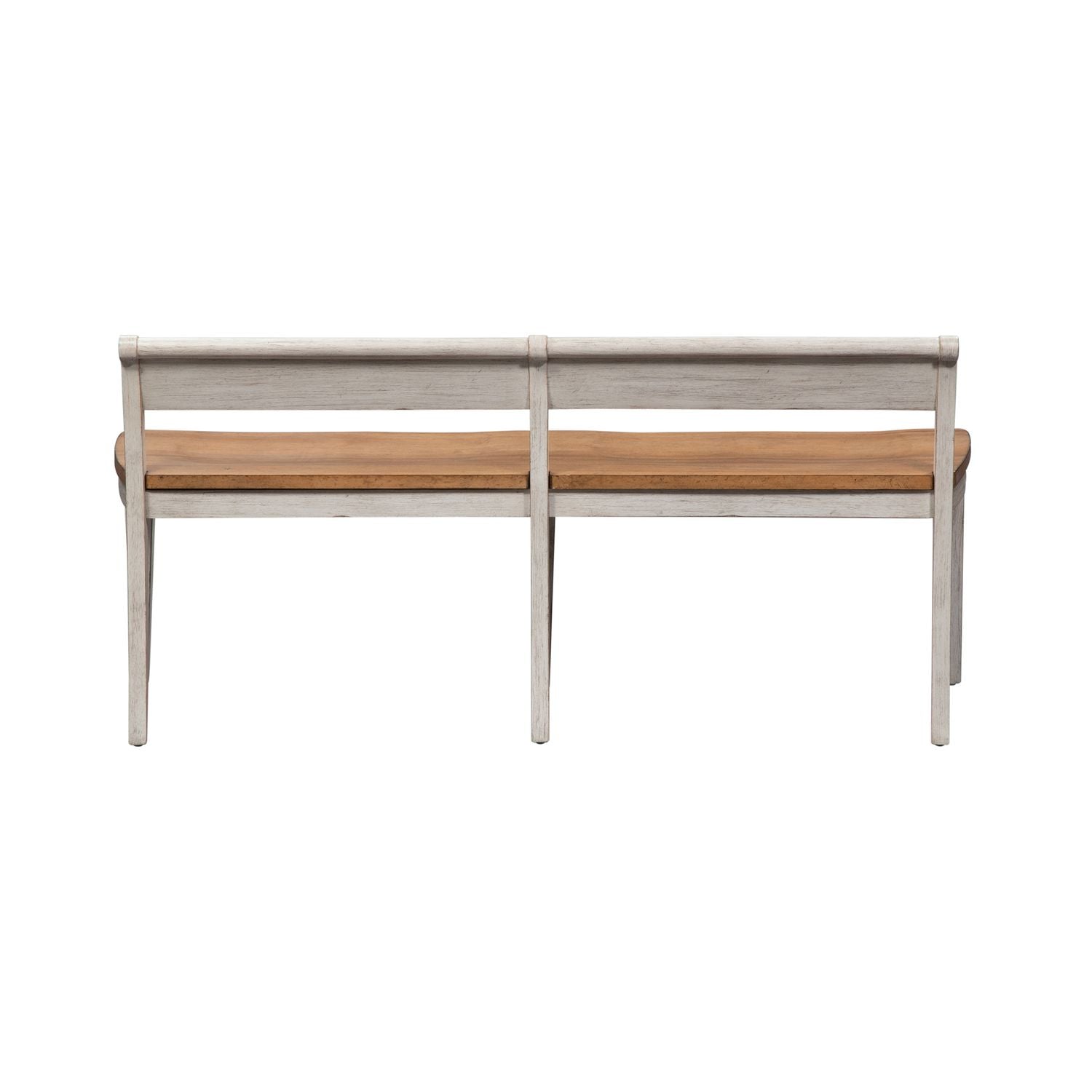 Farmhouse Reimagined Bench (RTA) in Antique White - Luxury Home Furniture (MI)