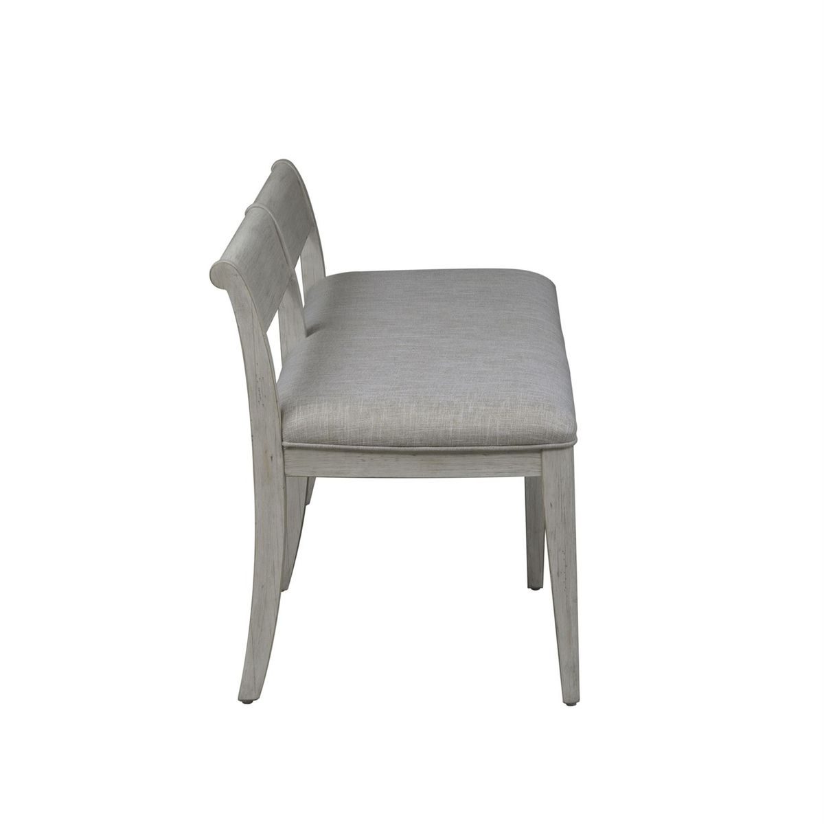 Liberty Furniture Farmhouse Reimagined Upholstered Bench (RTA) in Antique White - Luxury Home Furniture (MI)