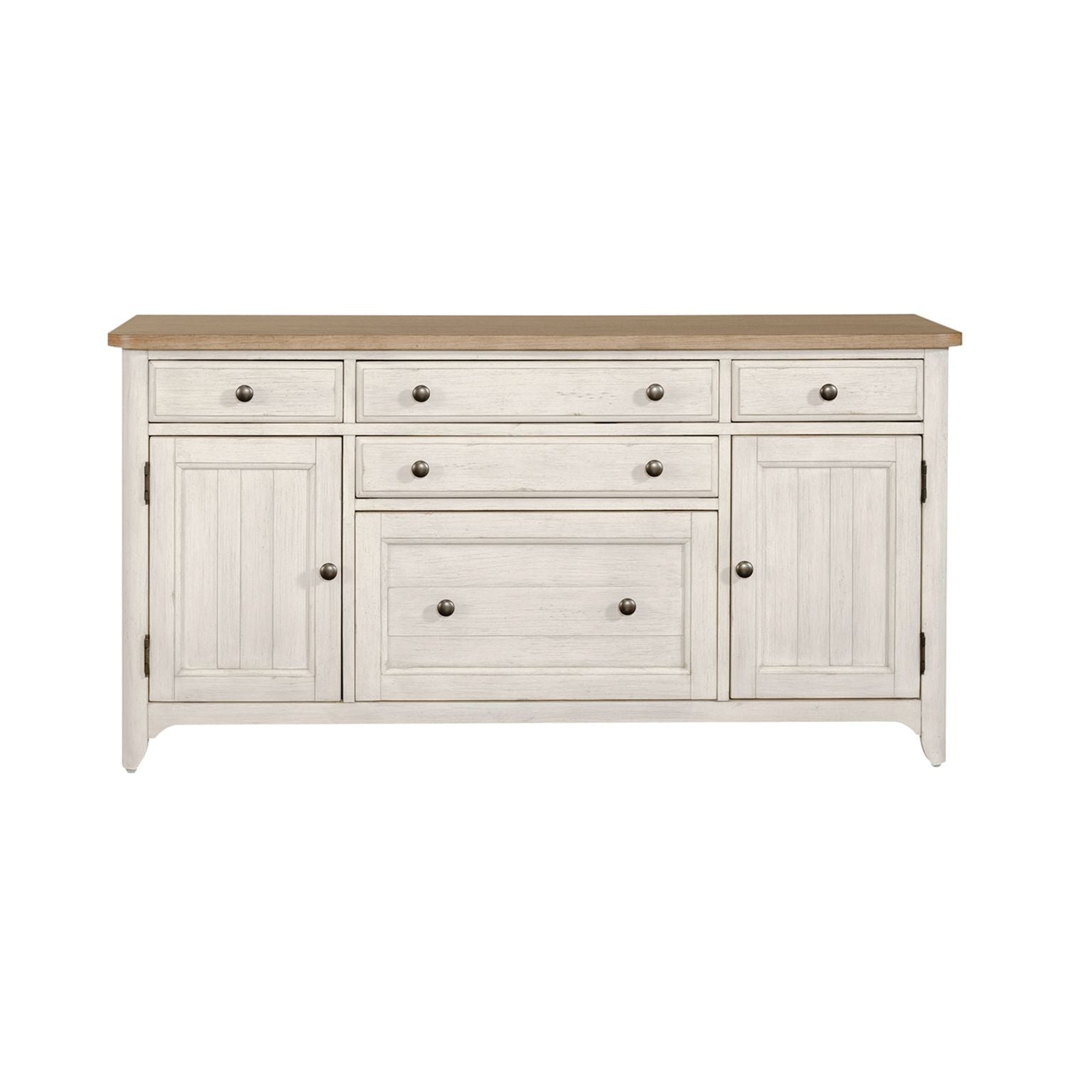 Farmhouse Reimagined Door Credenza in Antique White image