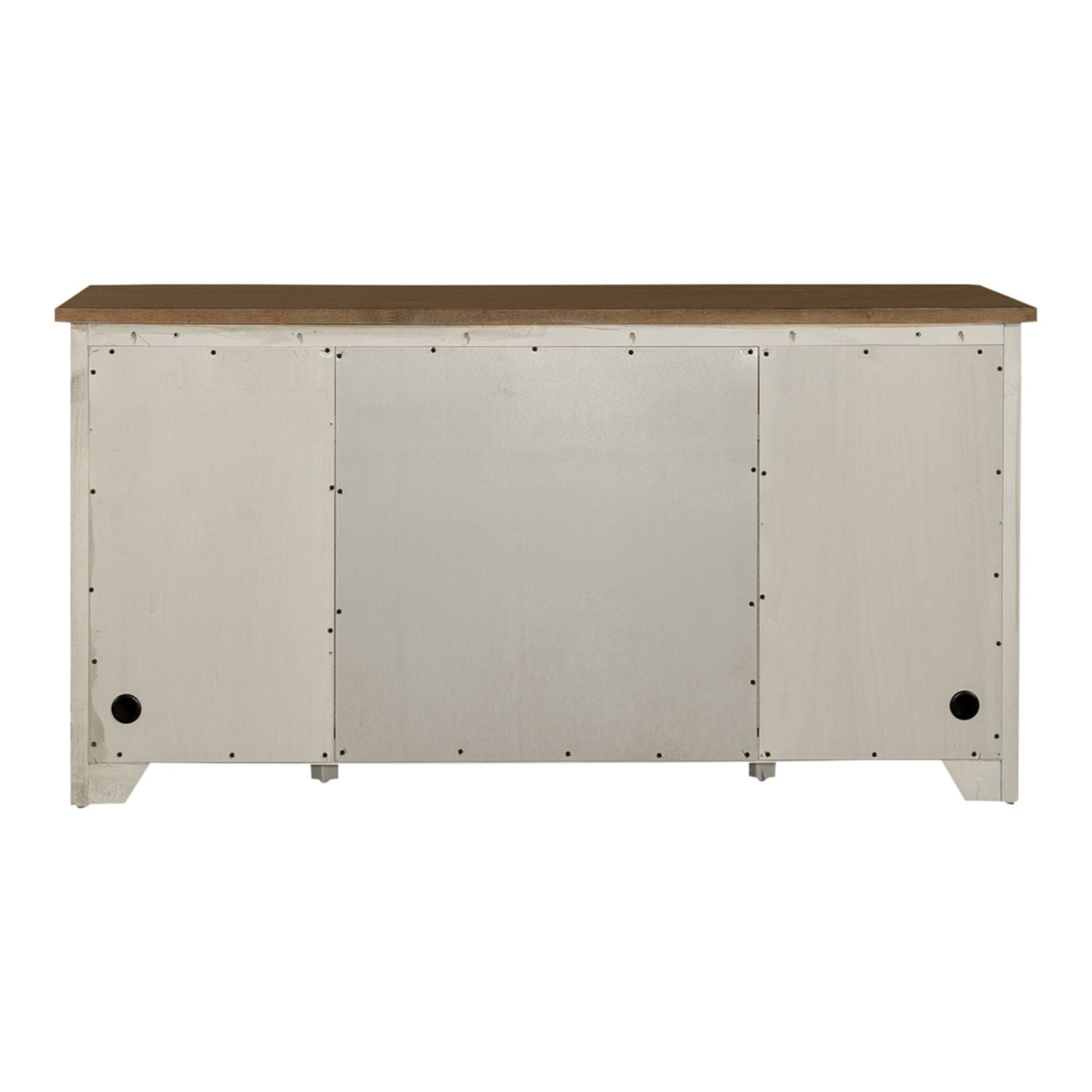Farmhouse Reimagined Door Credenza in Antique White - Luxury Home Furniture (MI)