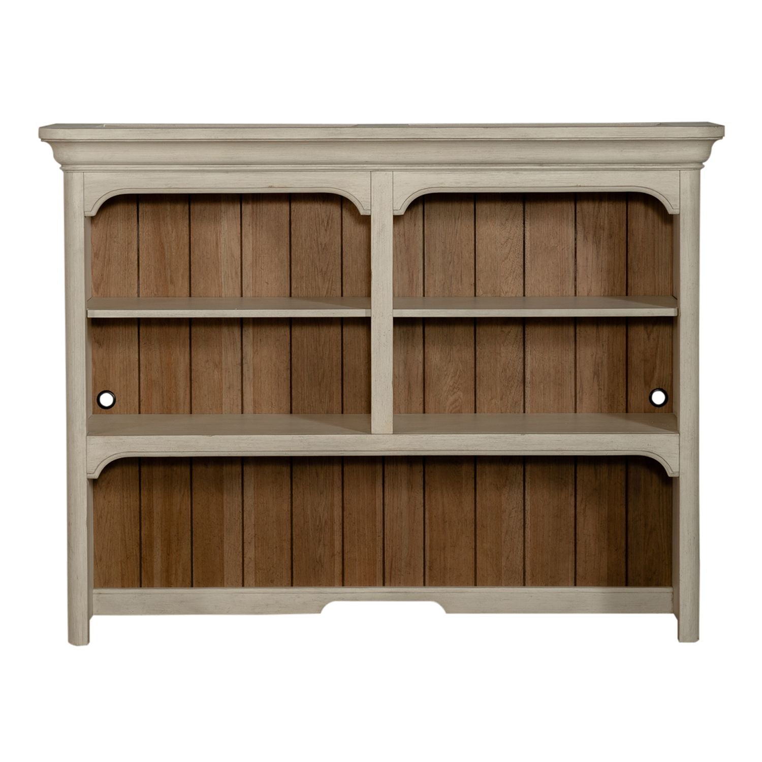 Farmhouse Reimagined Credenza Hutch in Antique White - Luxury Home Furniture (MI)