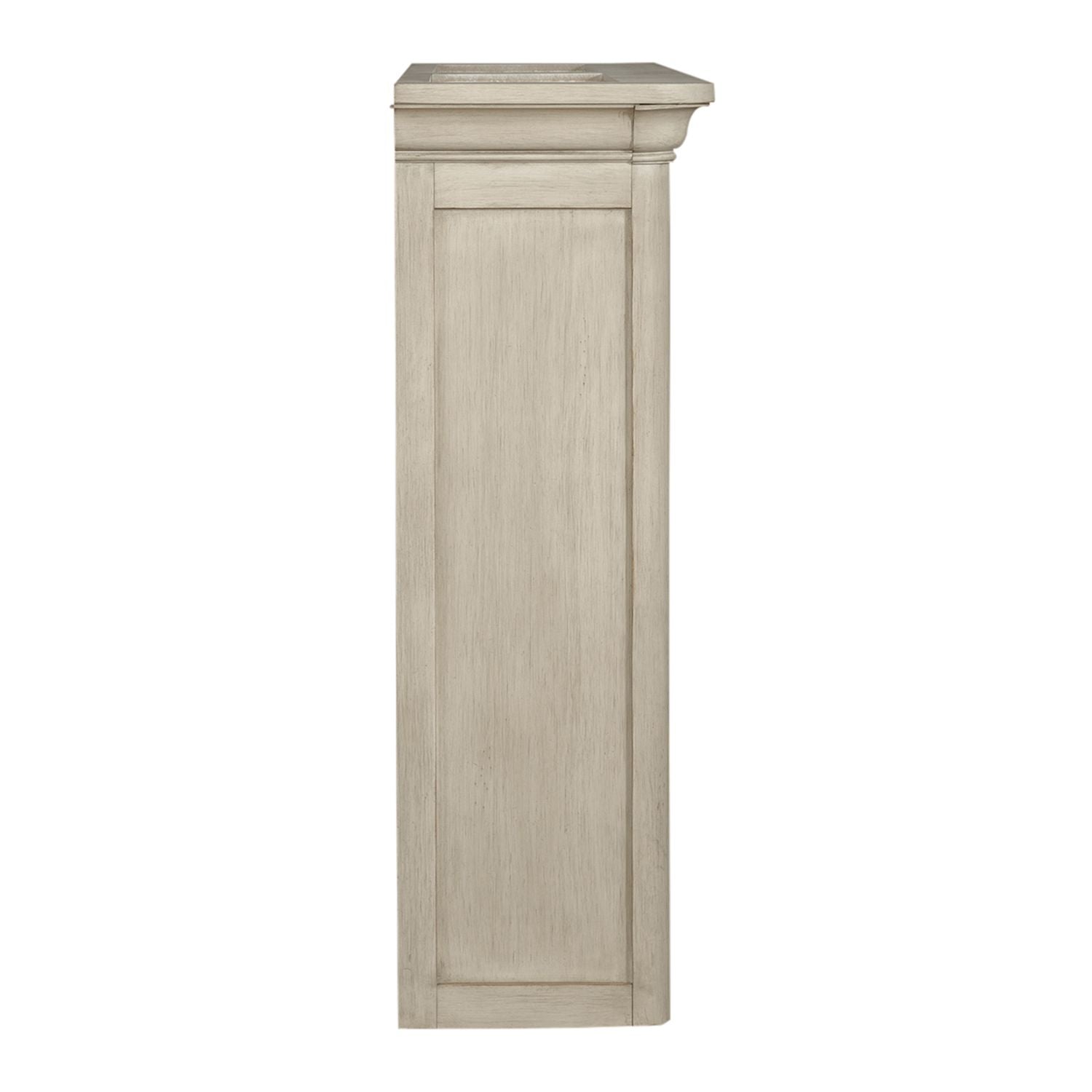 Farmhouse Reimagined Credenza Hutch in Antique White - Luxury Home Furniture (MI)