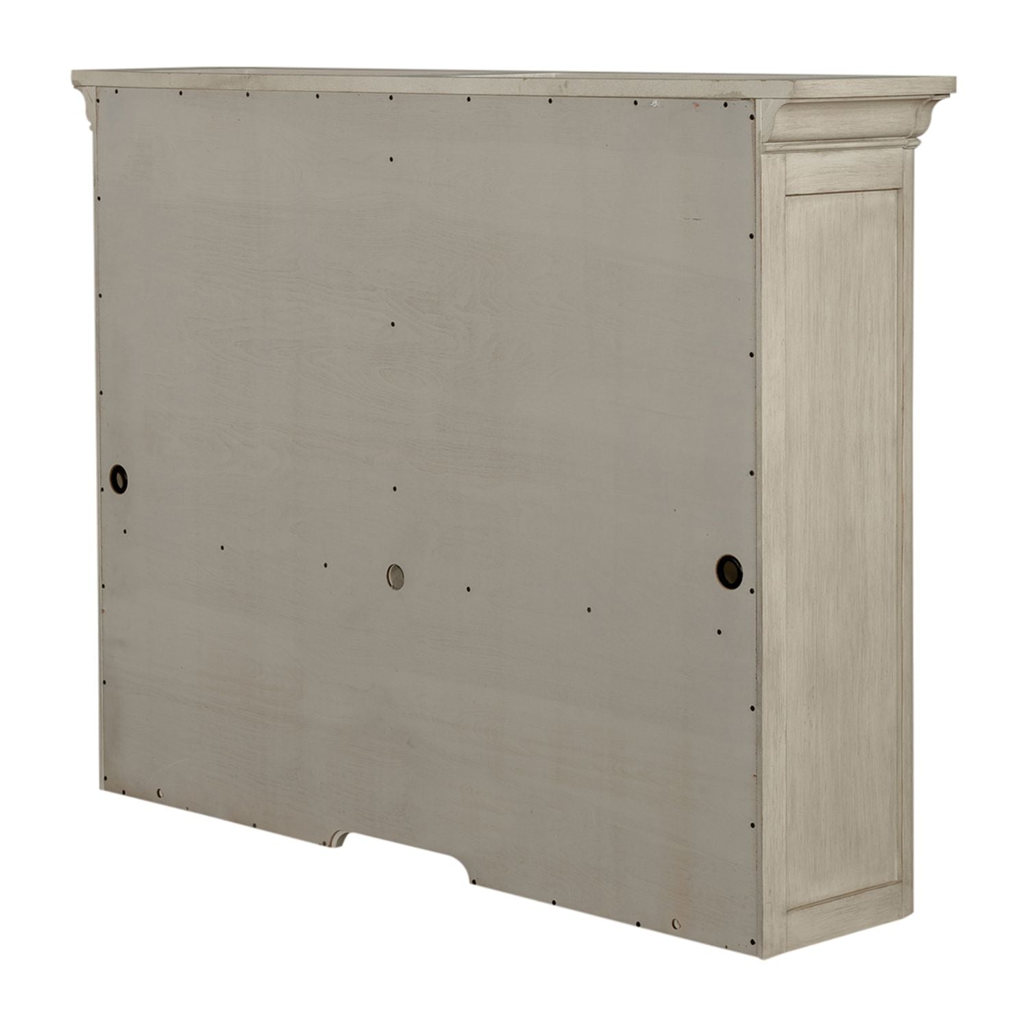 Farmhouse Reimagined Credenza Hutch in Antique White - Luxury Home Furniture (MI)