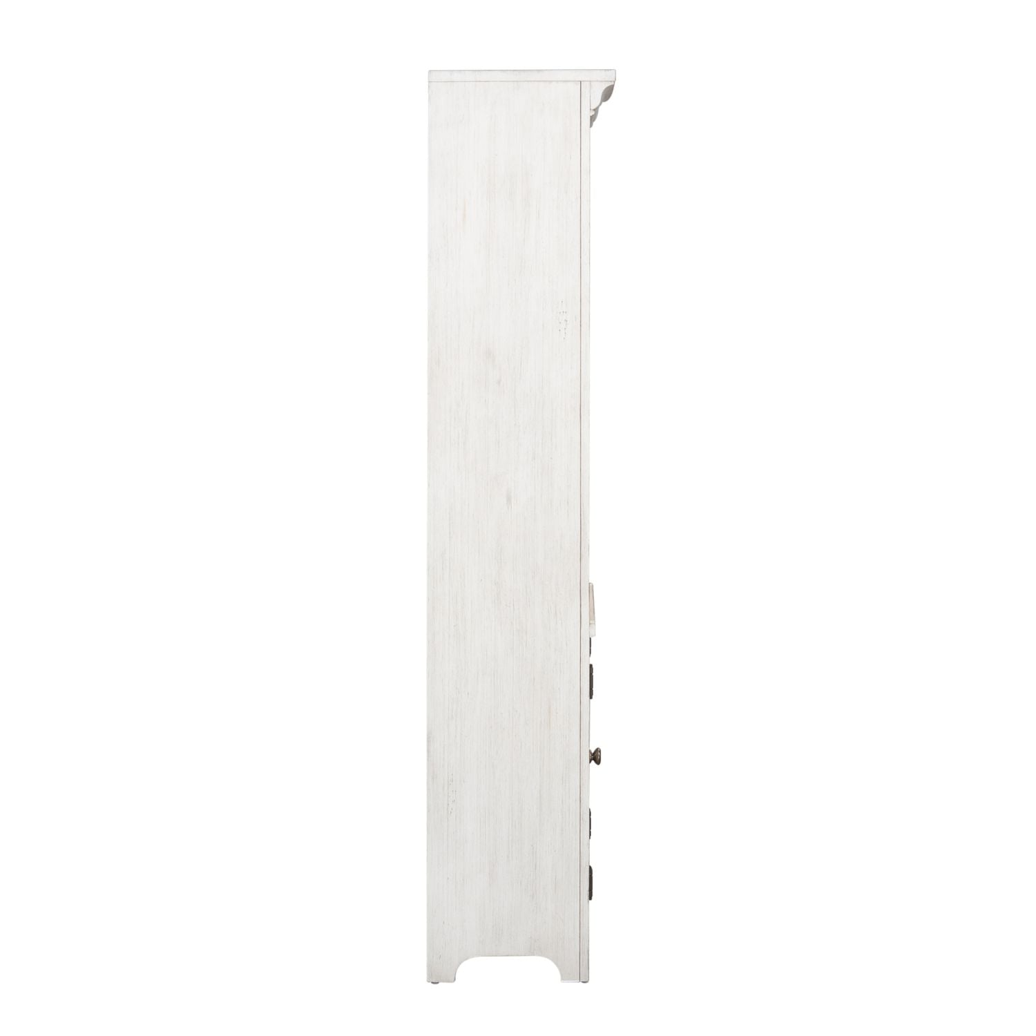 Farmhouse Reimagined Bookcase in Antique White - Luxury Home Furniture (MI)