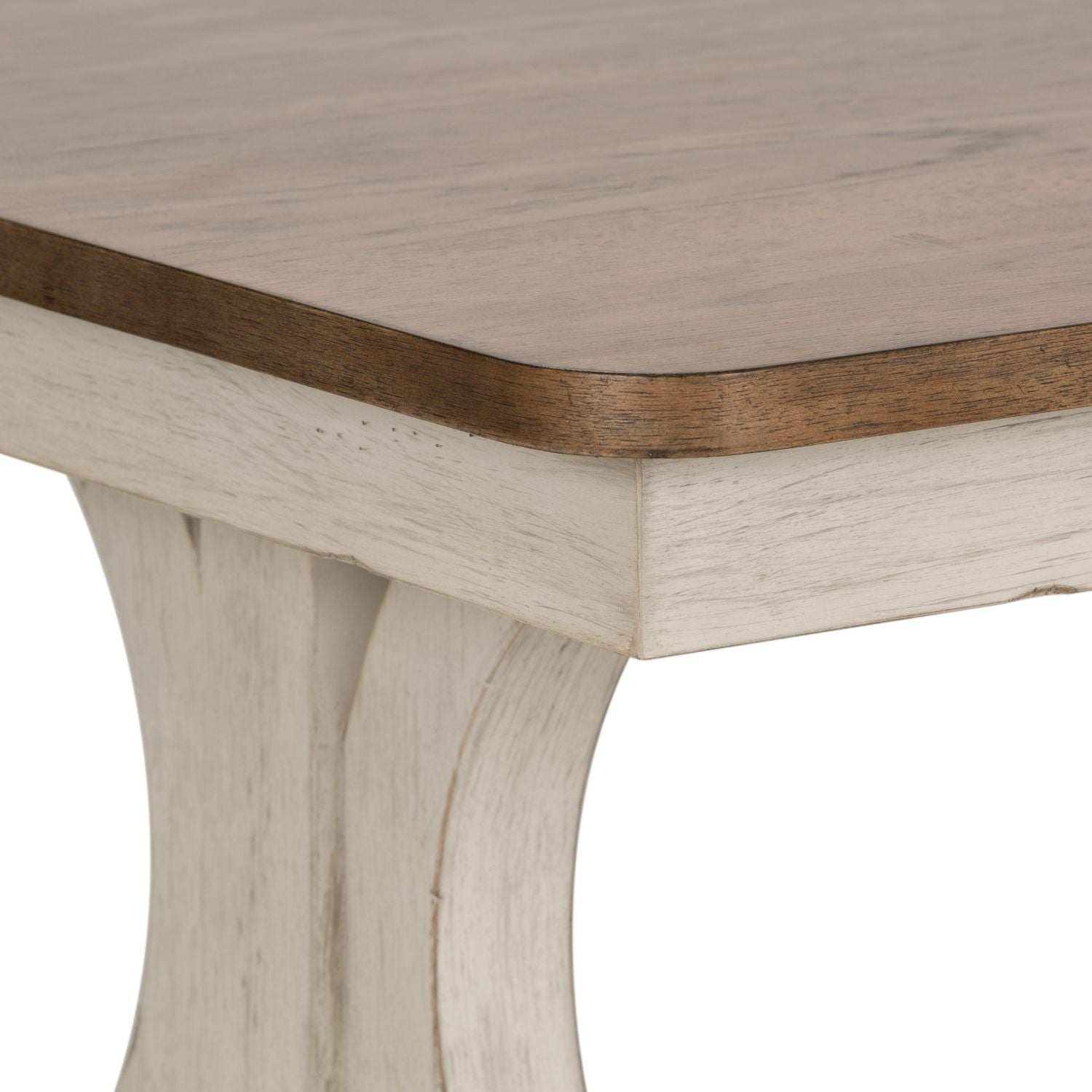 Farmhouse Reimagined Rectangular Cocktail Table in Antique White - Luxury Home Furniture (MI)