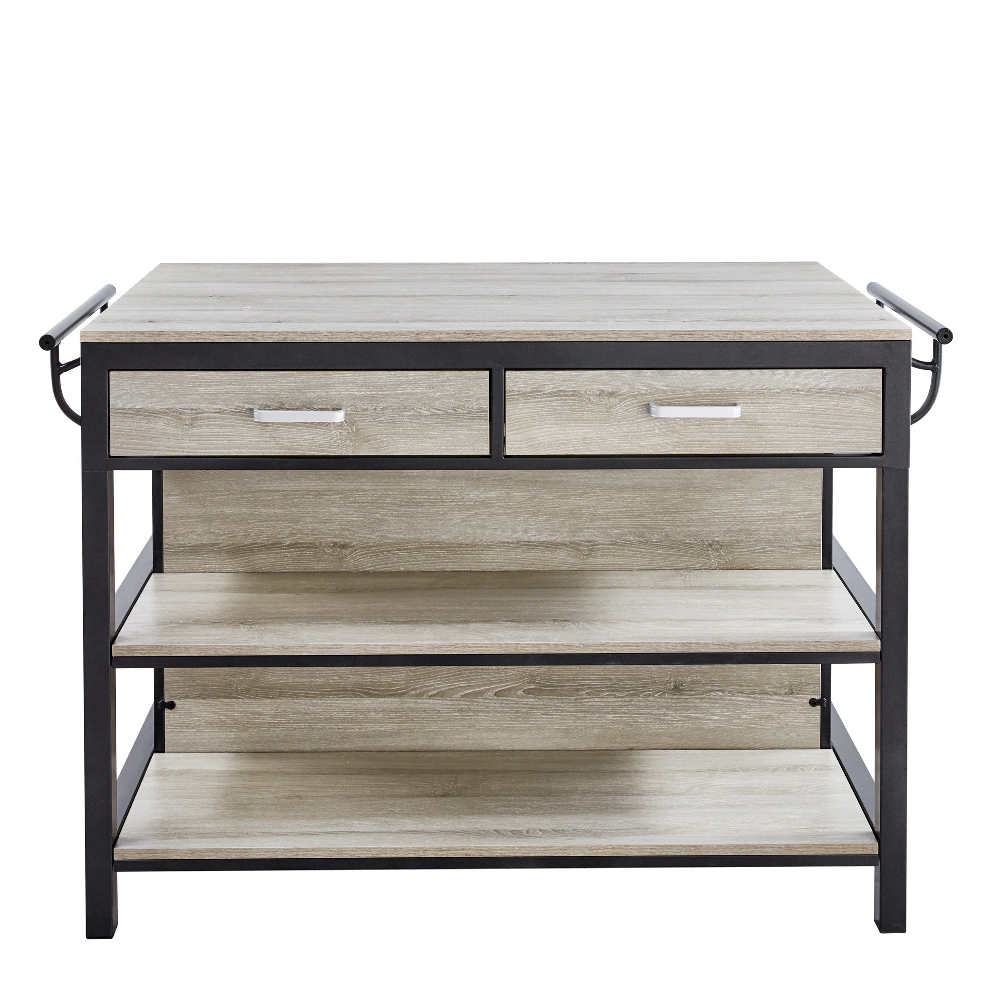 Steve Silver Carson Counter Kitchen Table in Weathered Driftwood