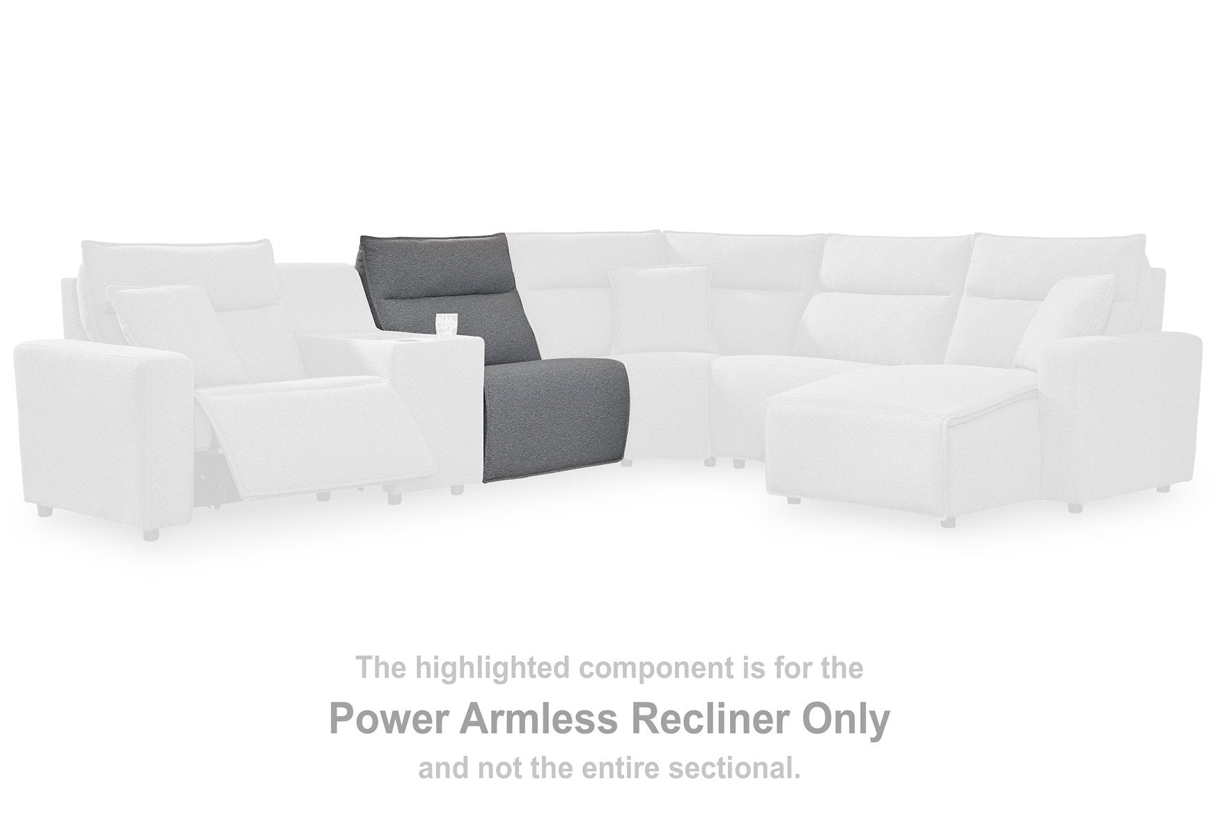 Modmax Reclining Sectional with Audio Consoles - Luxury Home Furniture (MI)