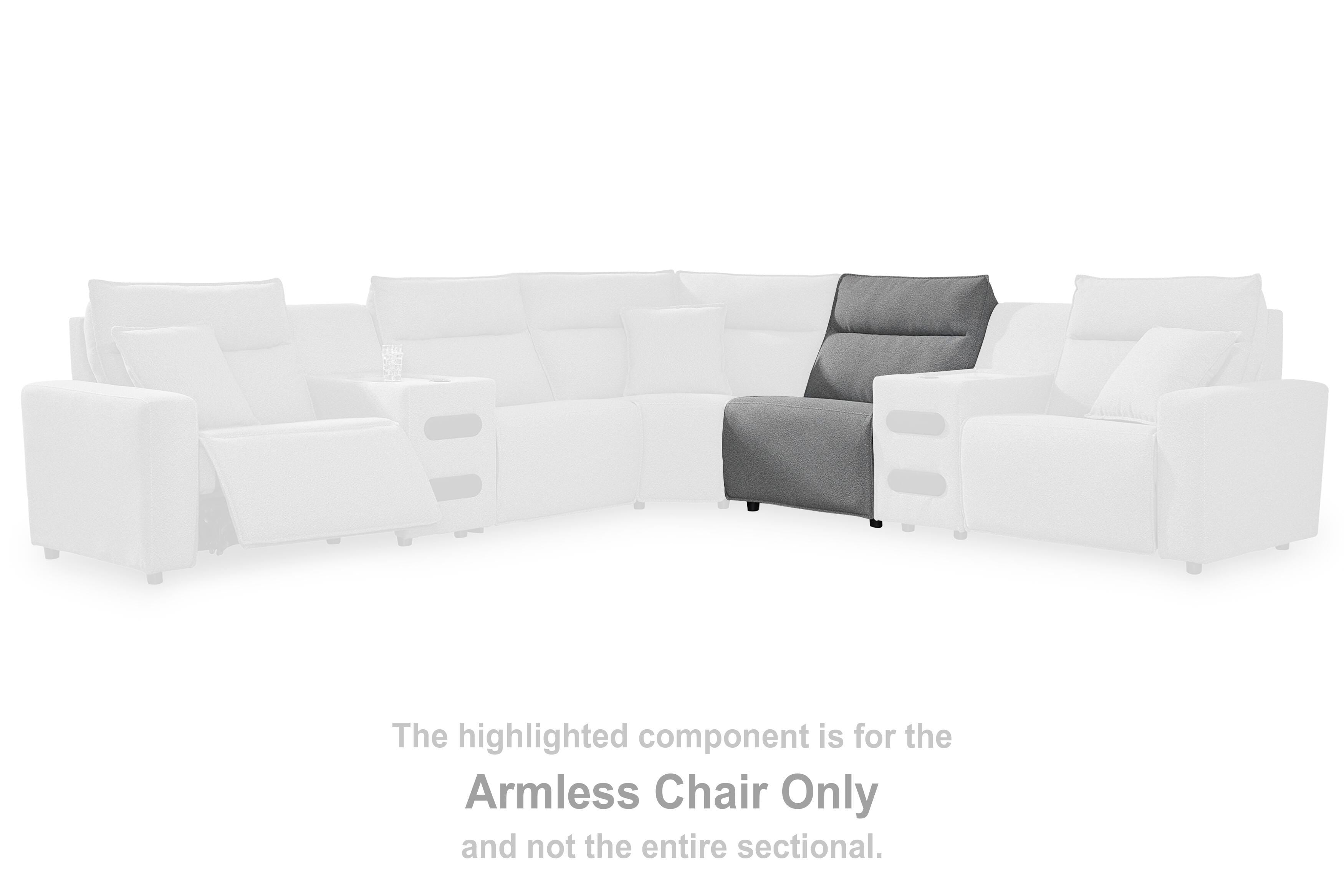 Modmax Reclining Sectional with Audio Console - Luxury Home Furniture (MI)