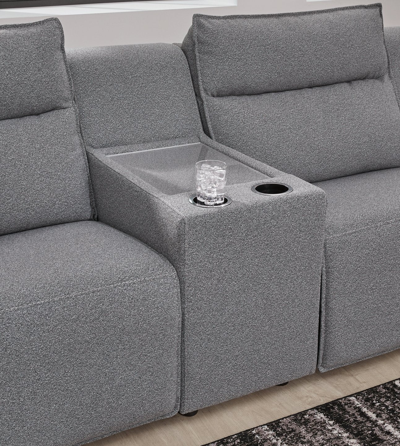 Modmax Reclining Sectional with Console