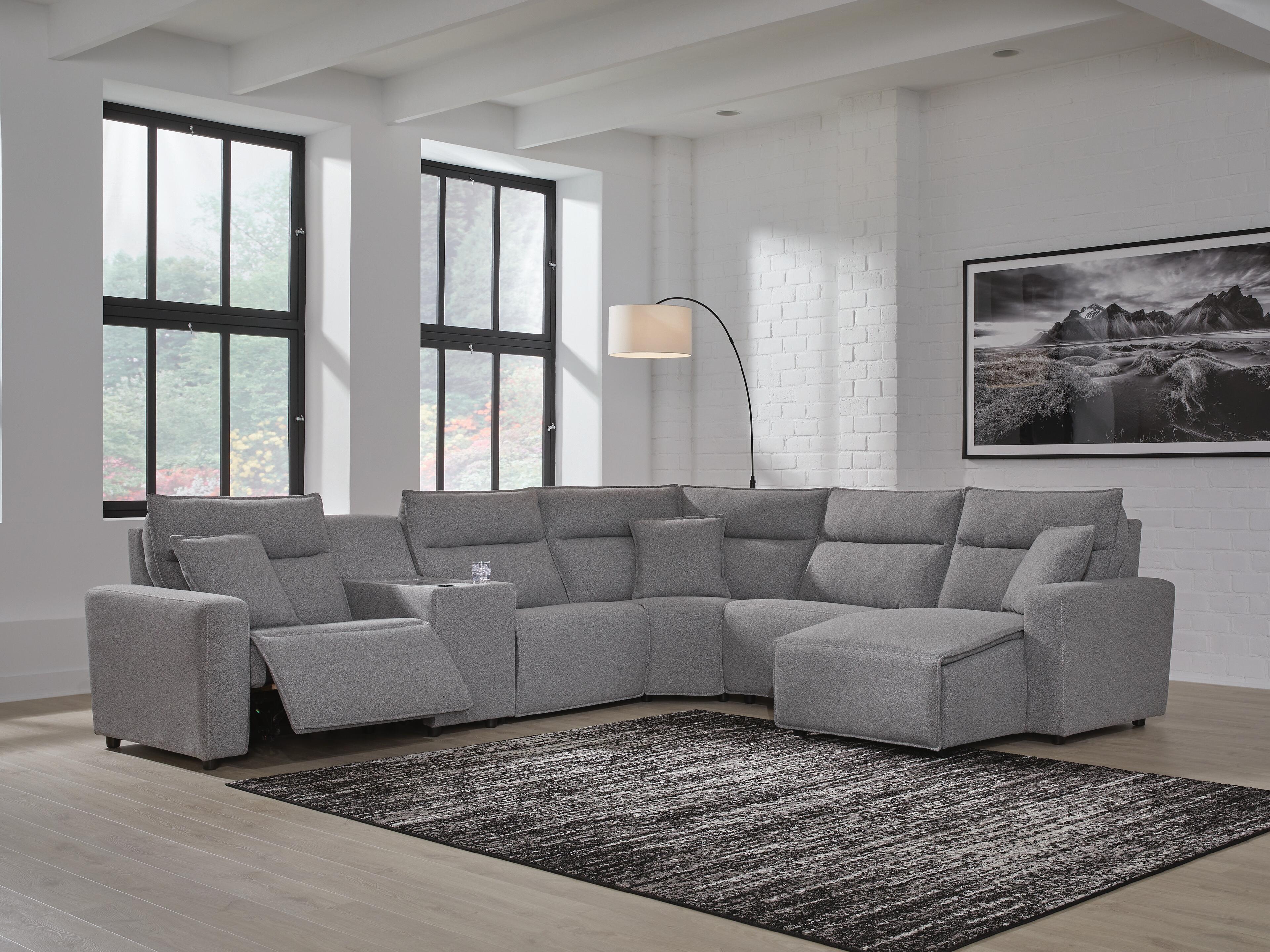 Modmax Power Reclining Sectional with Chaise - Luxury Home Furniture (MI)