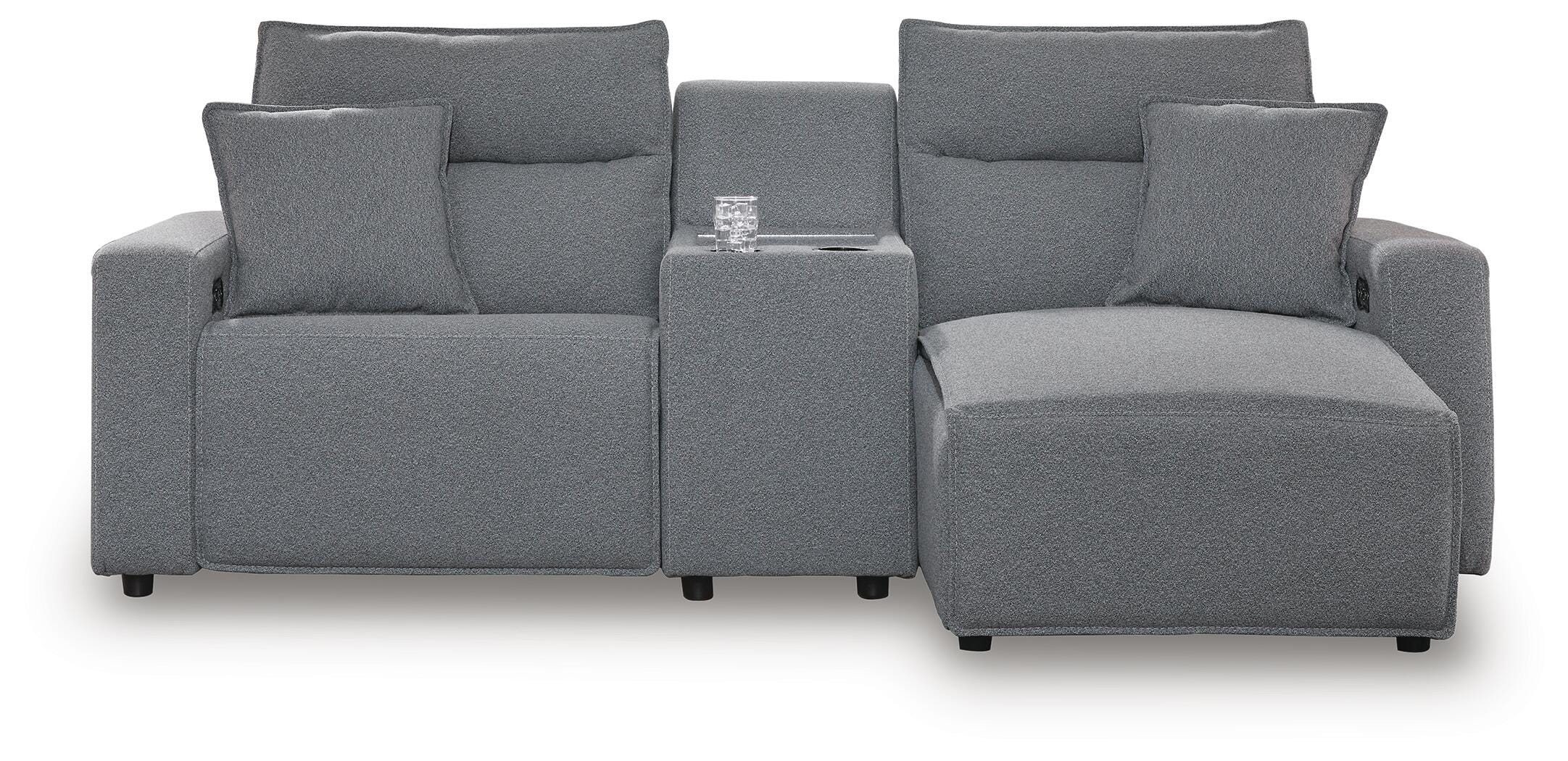 Modmax Power Reclining Sectional with Chaise - Luxury Home Furniture (MI)