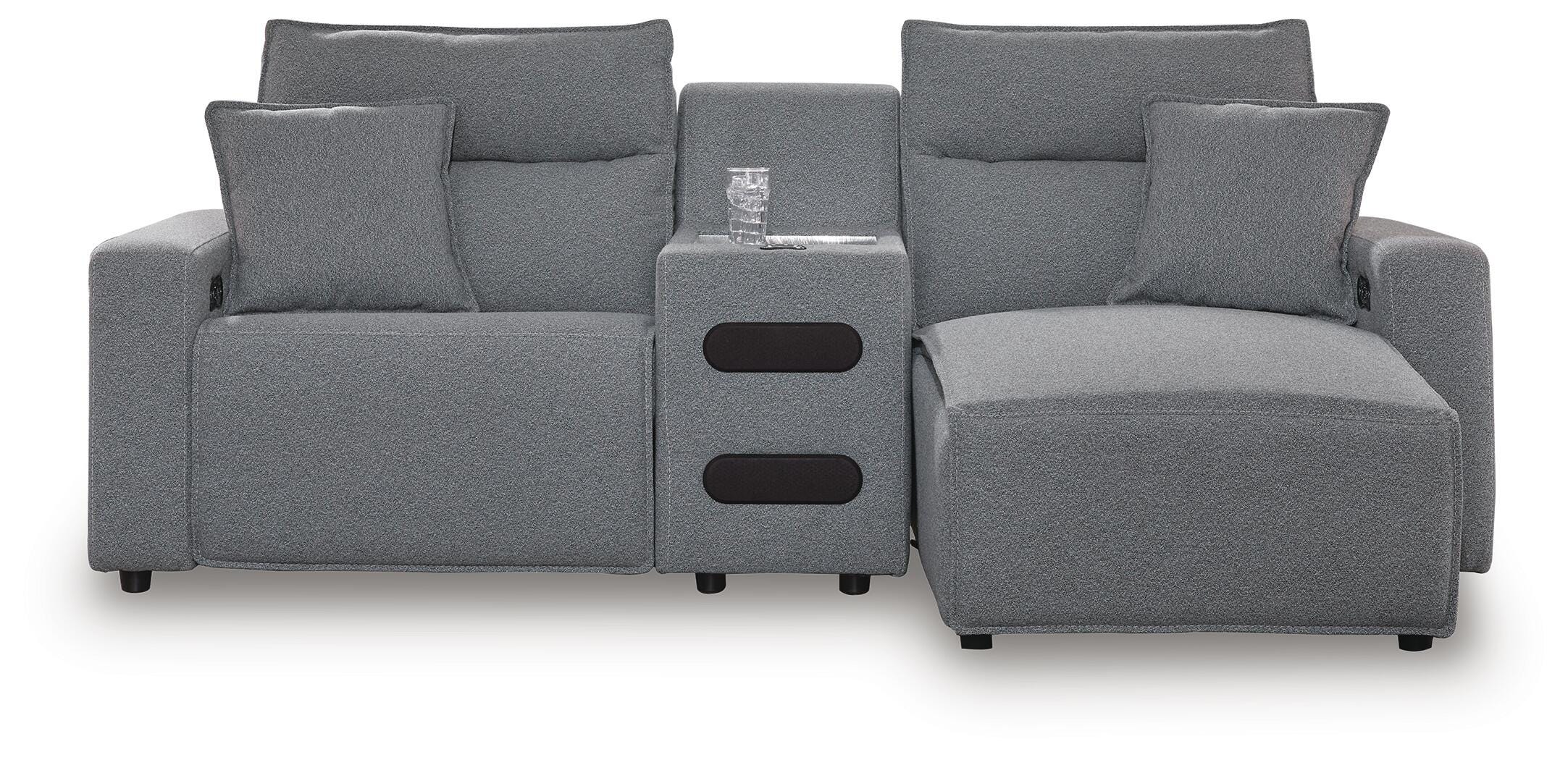Modmax Power Reclining Sectional with Chaise - Luxury Home Furniture (MI)
