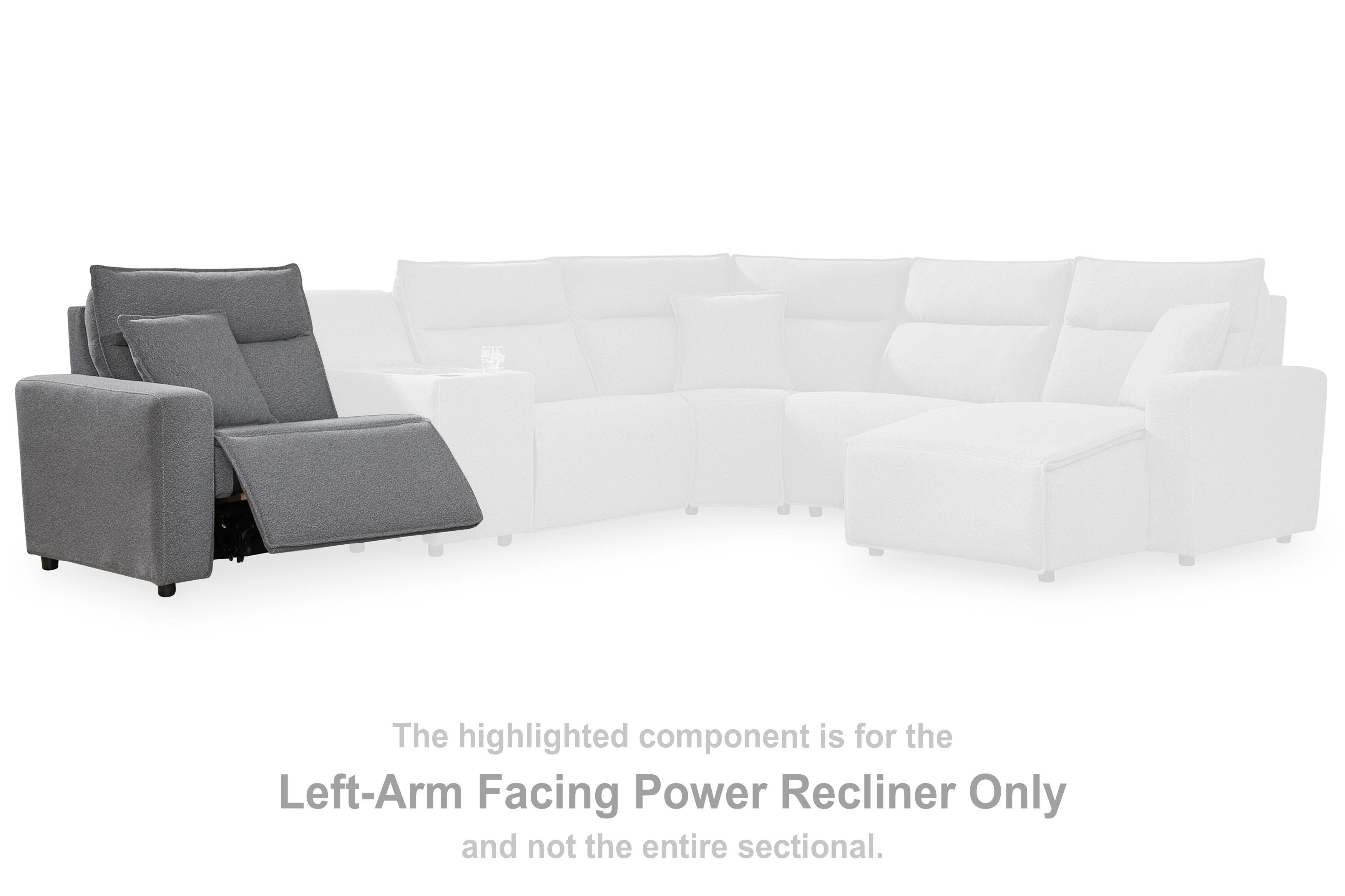 Modmax Power Reclining Sectional with Chaise - Luxury Home Furniture (MI)