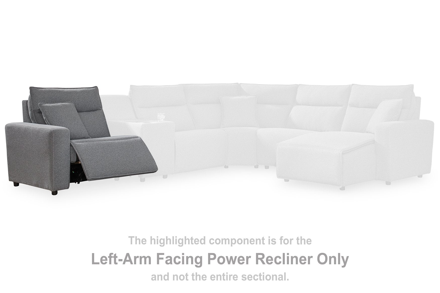 Modmax Reclining Sectional with Audio Consoles - Luxury Home Furniture (MI)