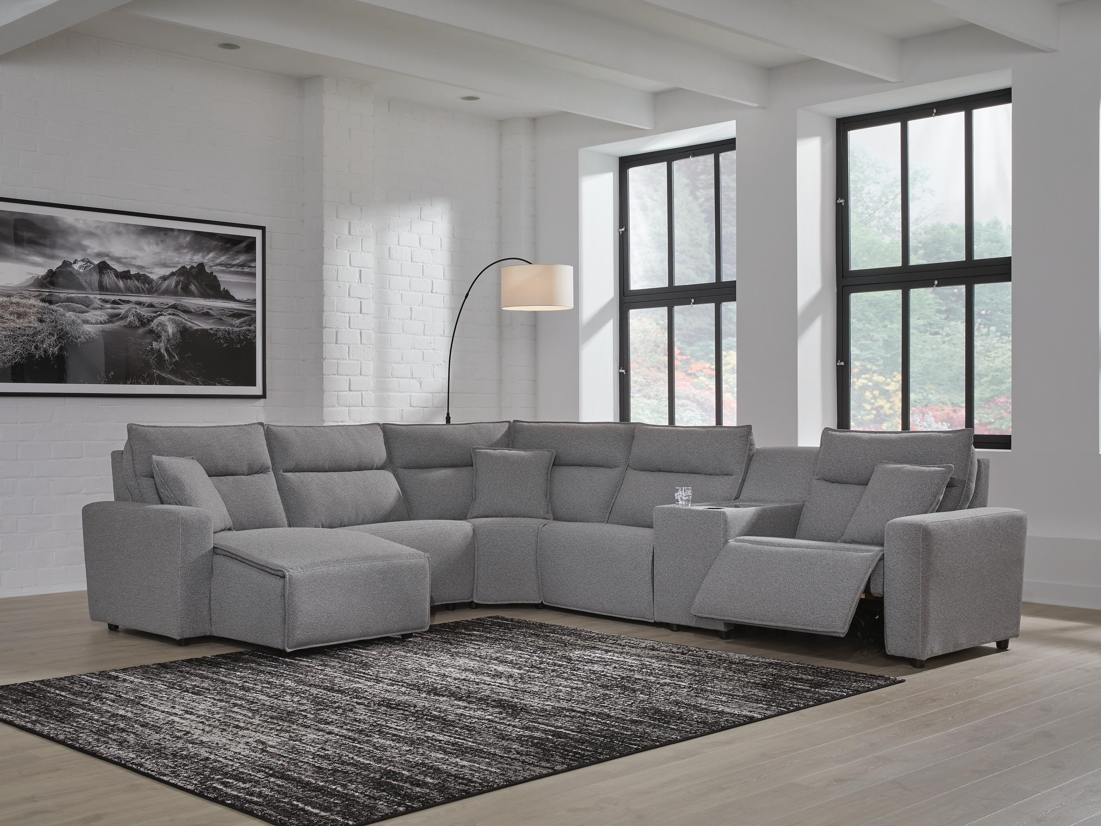Modmax Power Reclining Sectional with Chaise - Luxury Home Furniture (MI)
