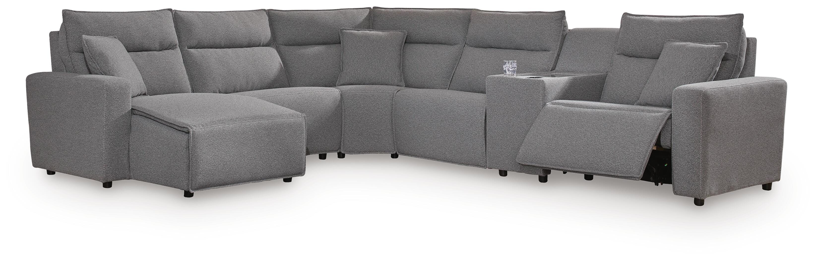 Modmax Power Reclining Sectional with Chaise - Luxury Home Furniture (MI)