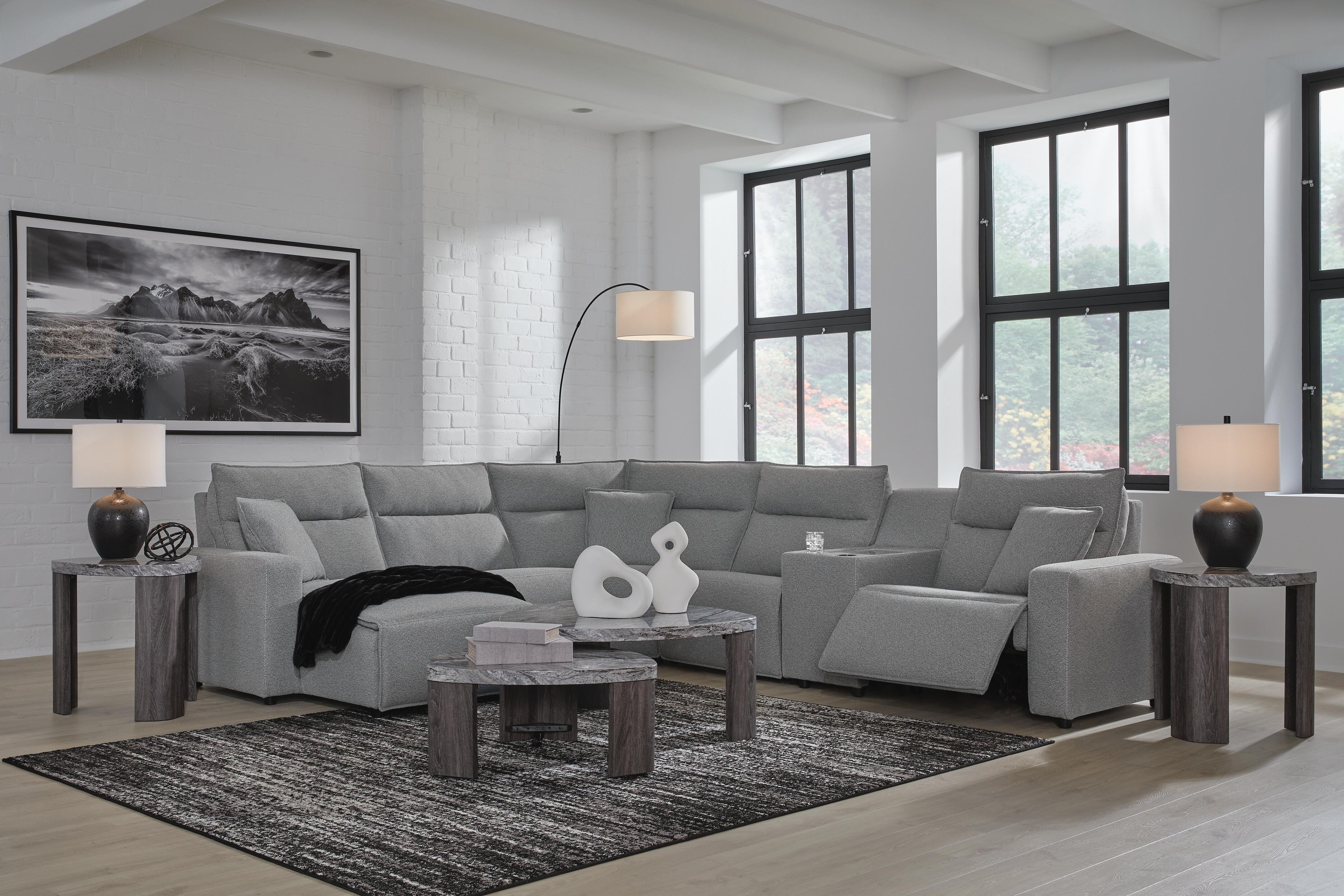 Modmax Power Reclining Sectional with Chaise - Luxury Home Furniture (MI)