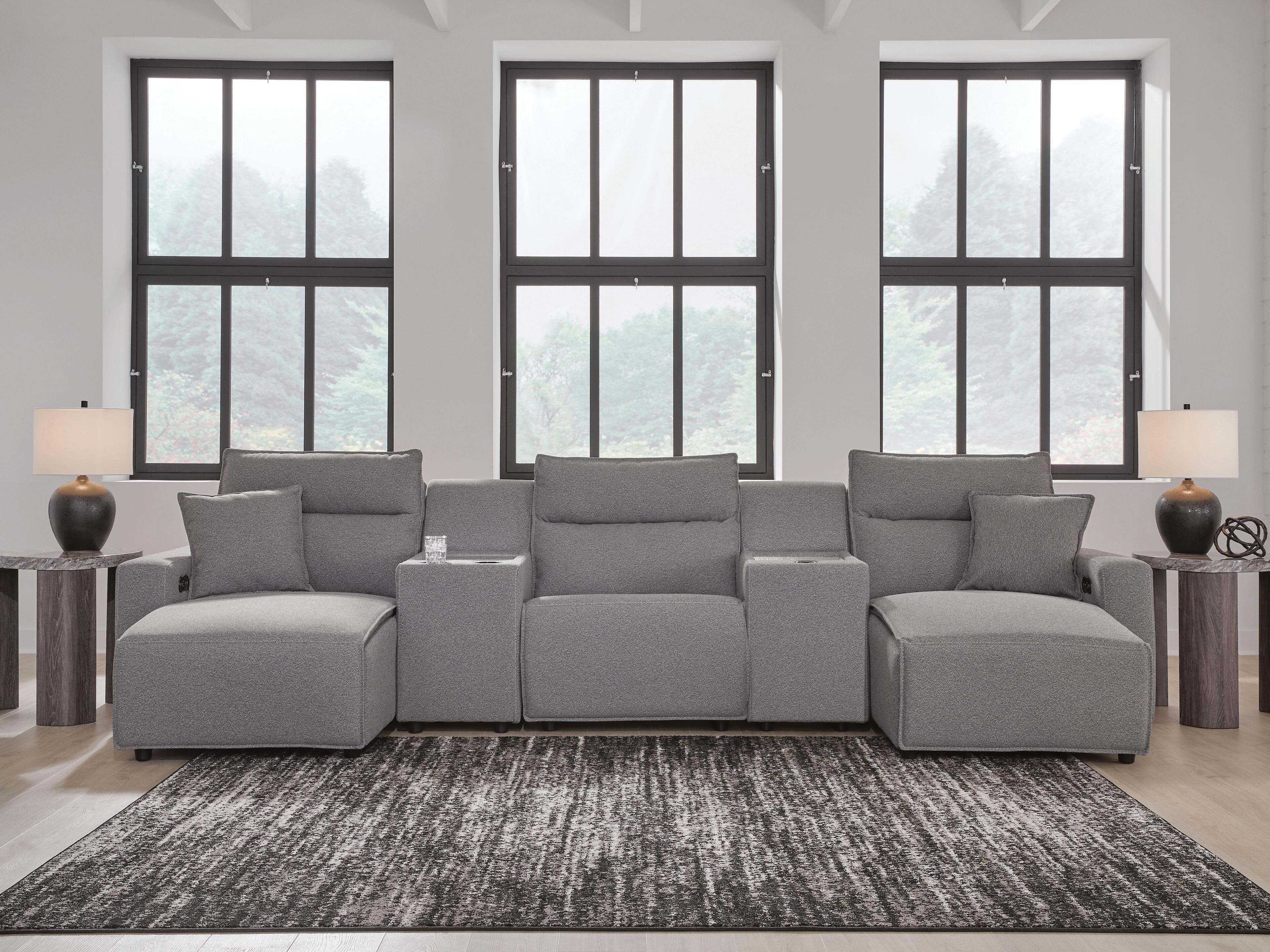 Modmax Power Reclining Sectional with Chaise - Luxury Home Furniture (MI)
