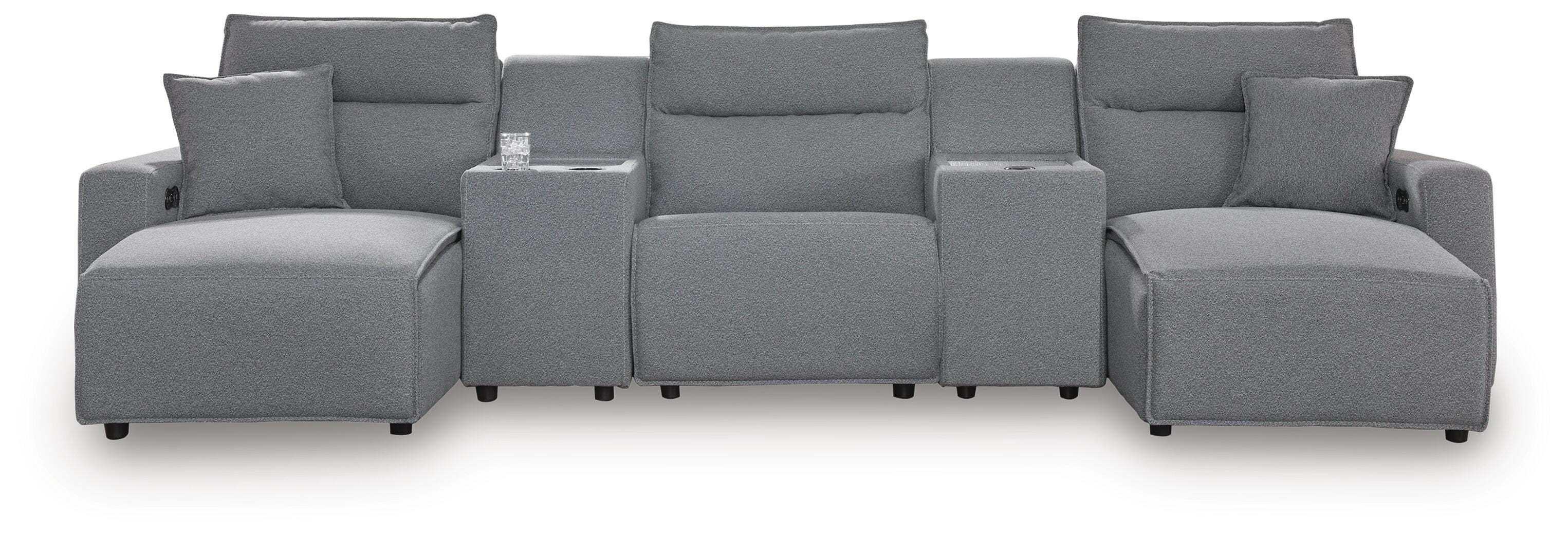 Modmax Power Reclining Sectional with Chaise - Luxury Home Furniture (MI)
