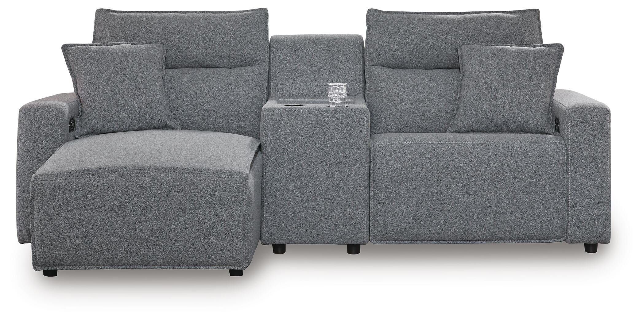 Modmax II Power Reclining Sectional with Chaise and Console