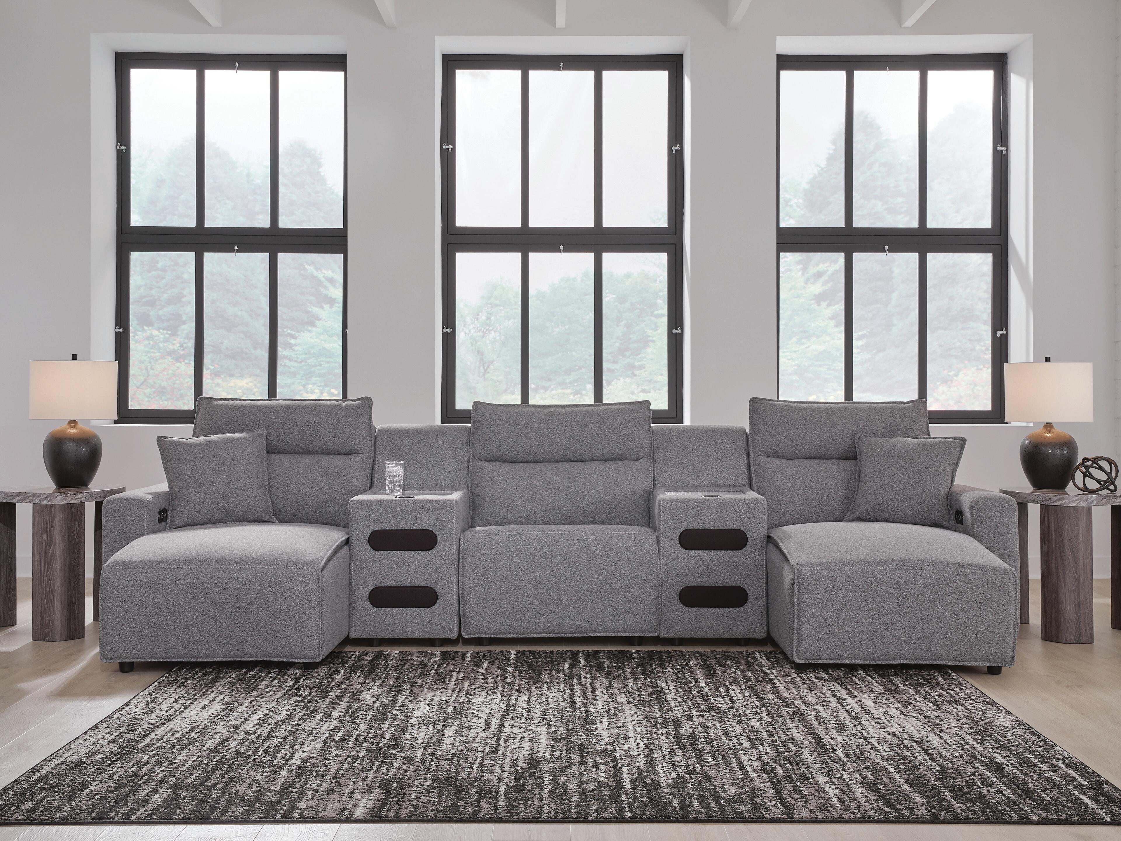 Modmax Power Reclining Sectional with Chaise - Luxury Home Furniture (MI)