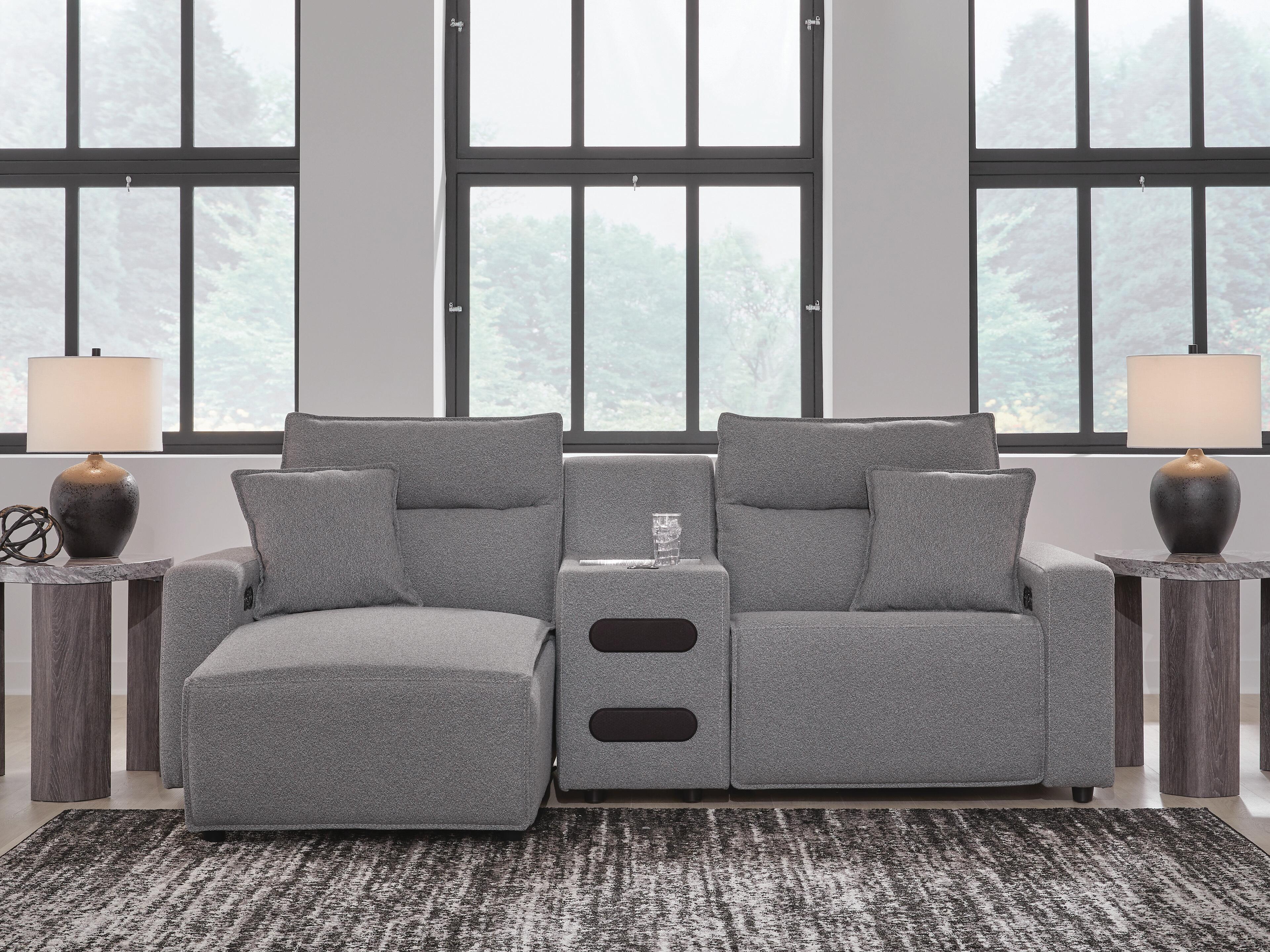 Modmax Power Reclining Sectional with Chaise - Luxury Home Furniture (MI)