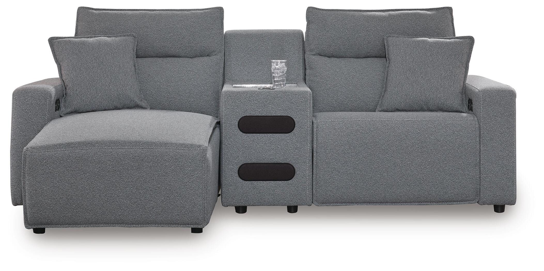 Modmax Power Reclining Sectional with Chaise - Luxury Home Furniture (MI)
