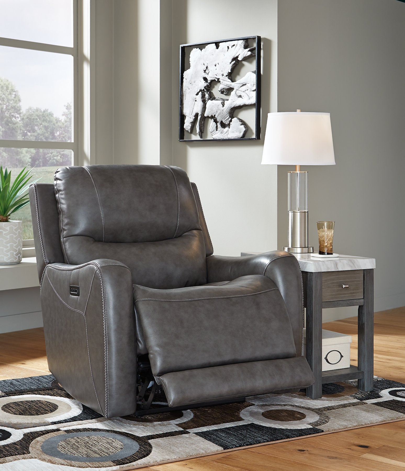 Galahad Power Recliner - Luxury Home Furniture (MI)