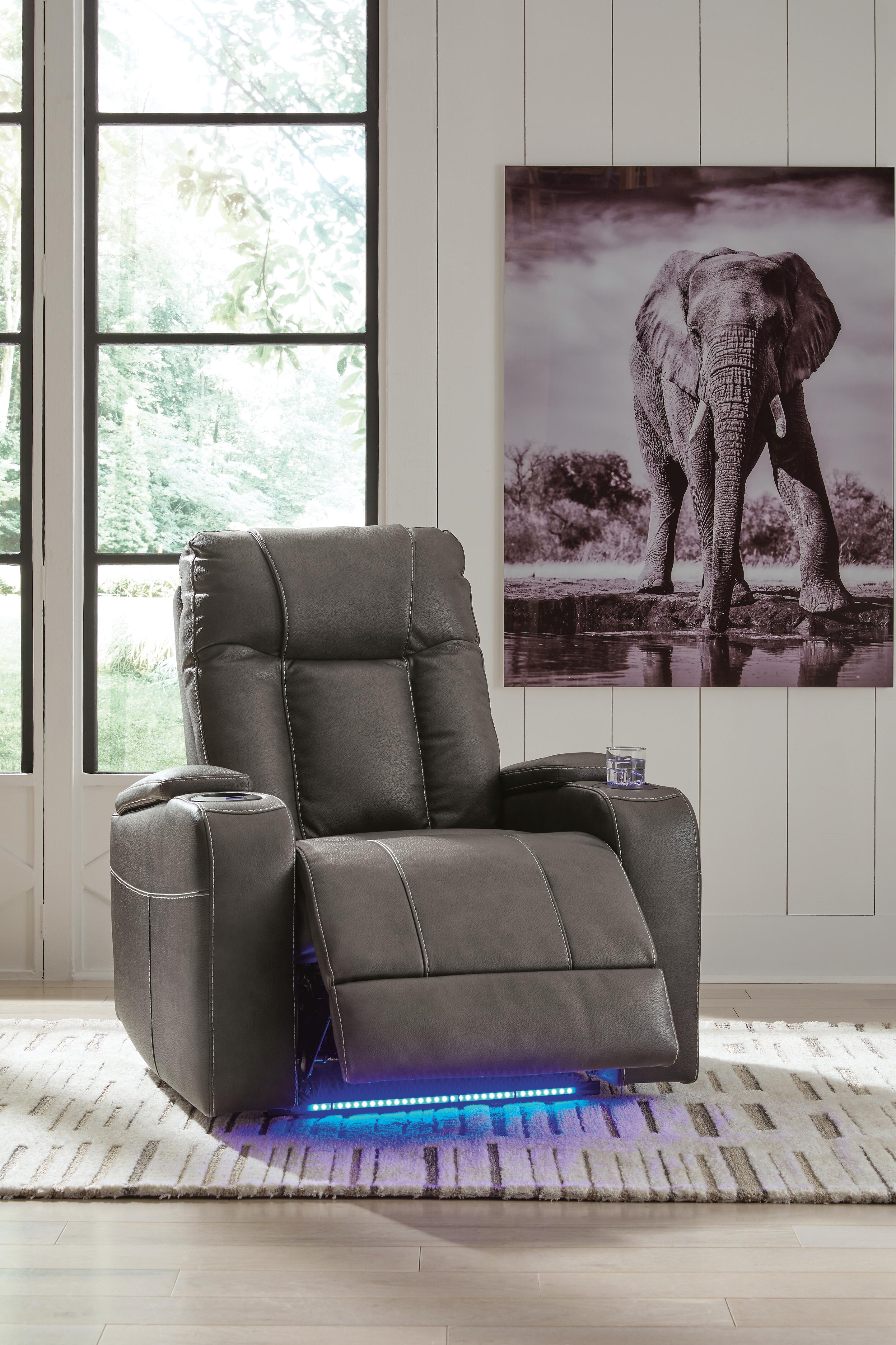 Feazada Power Recliner - Luxury Home Furniture (MI)
