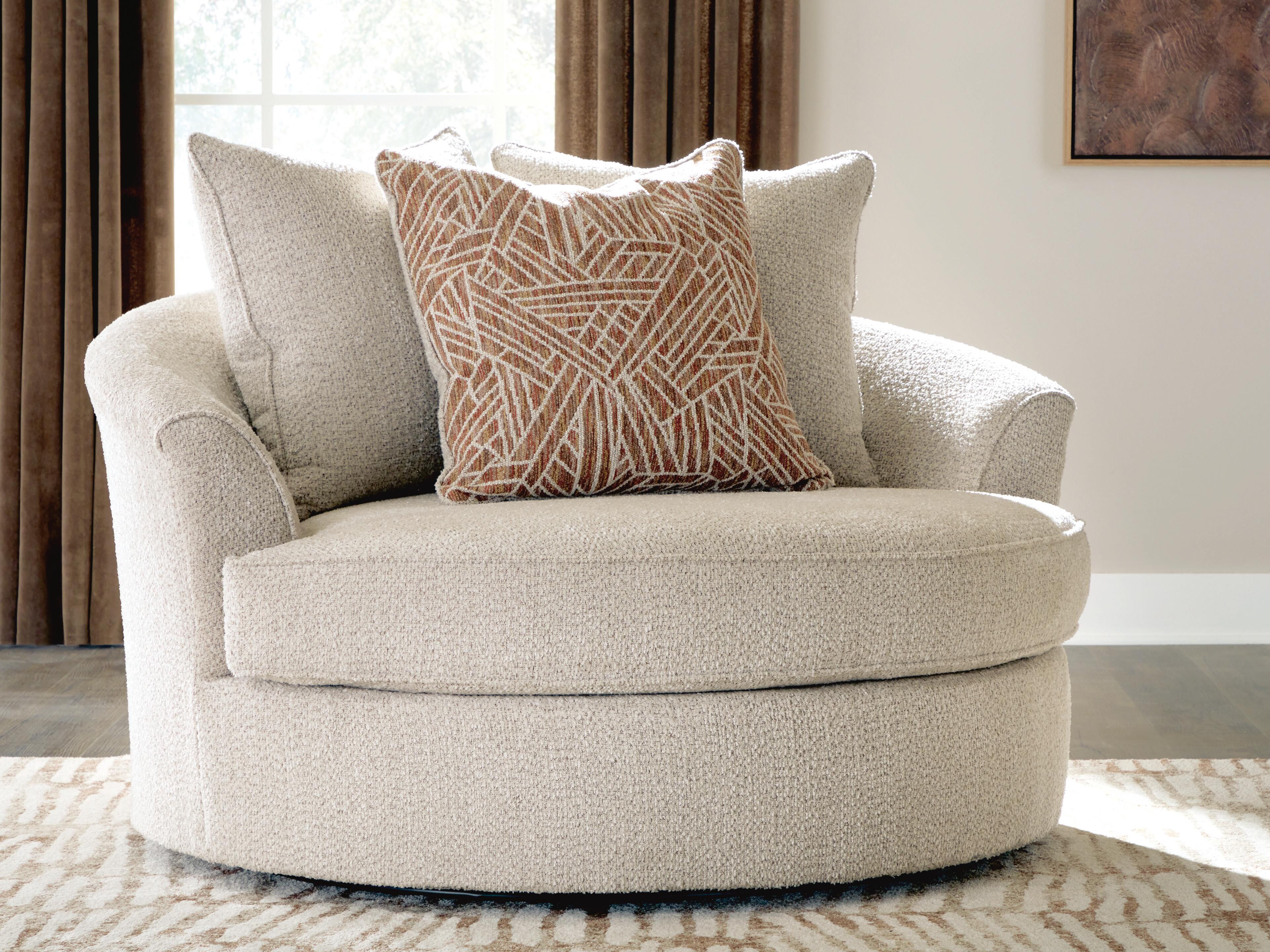 Steelwater Retreat Oversized Swivel Accent Chair - Luxury Home Furniture (MI)