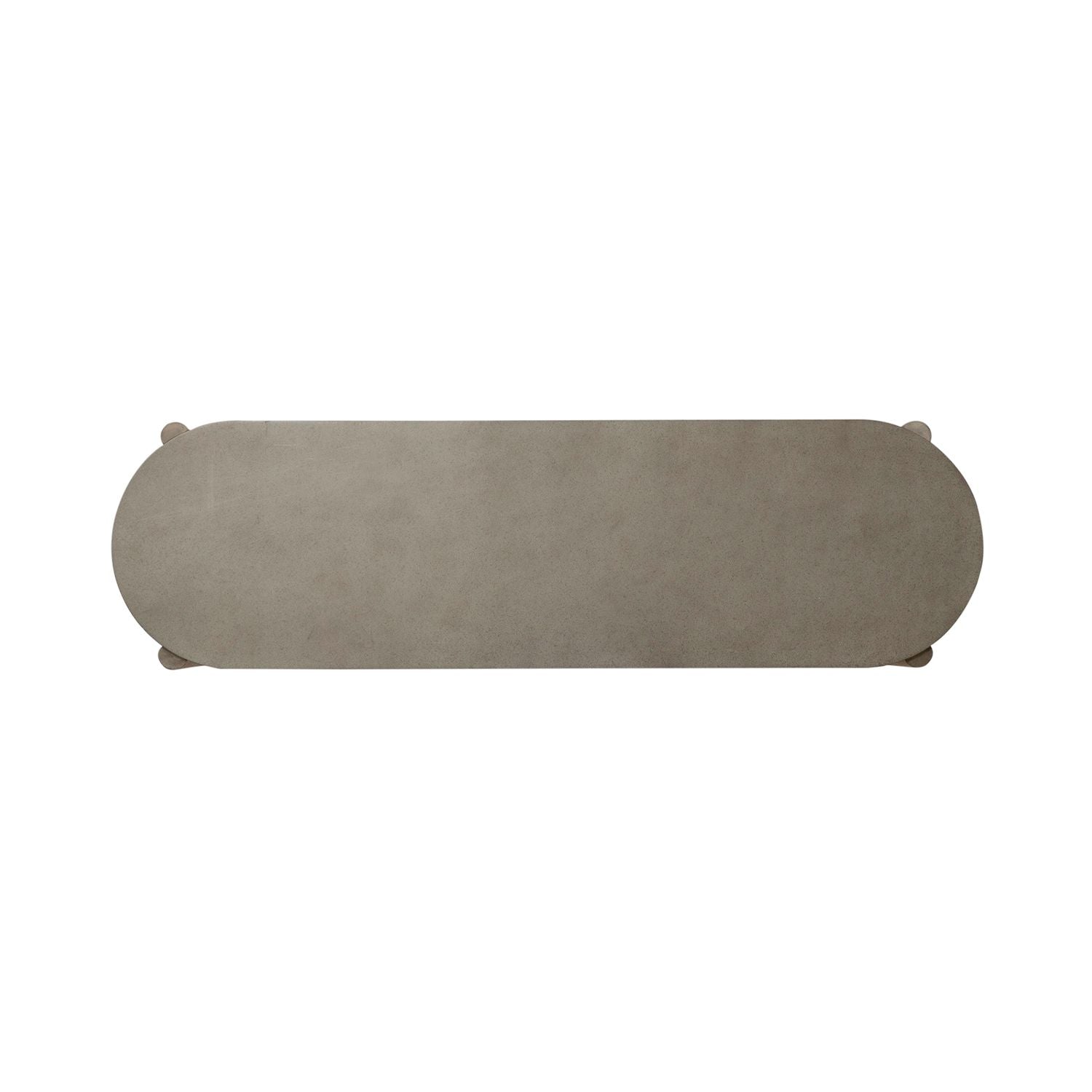 Affinity Sofa Table in Dusty Taupe with Concrete Top
