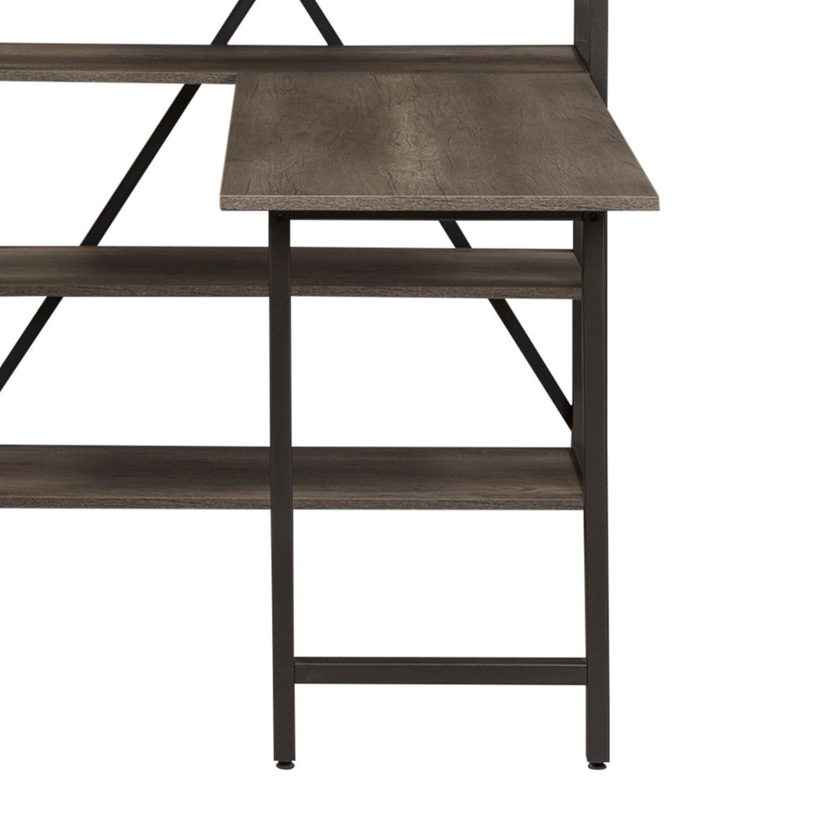 Liberty Furniture Tanners Creek Desk Top and End Panel in Greystone