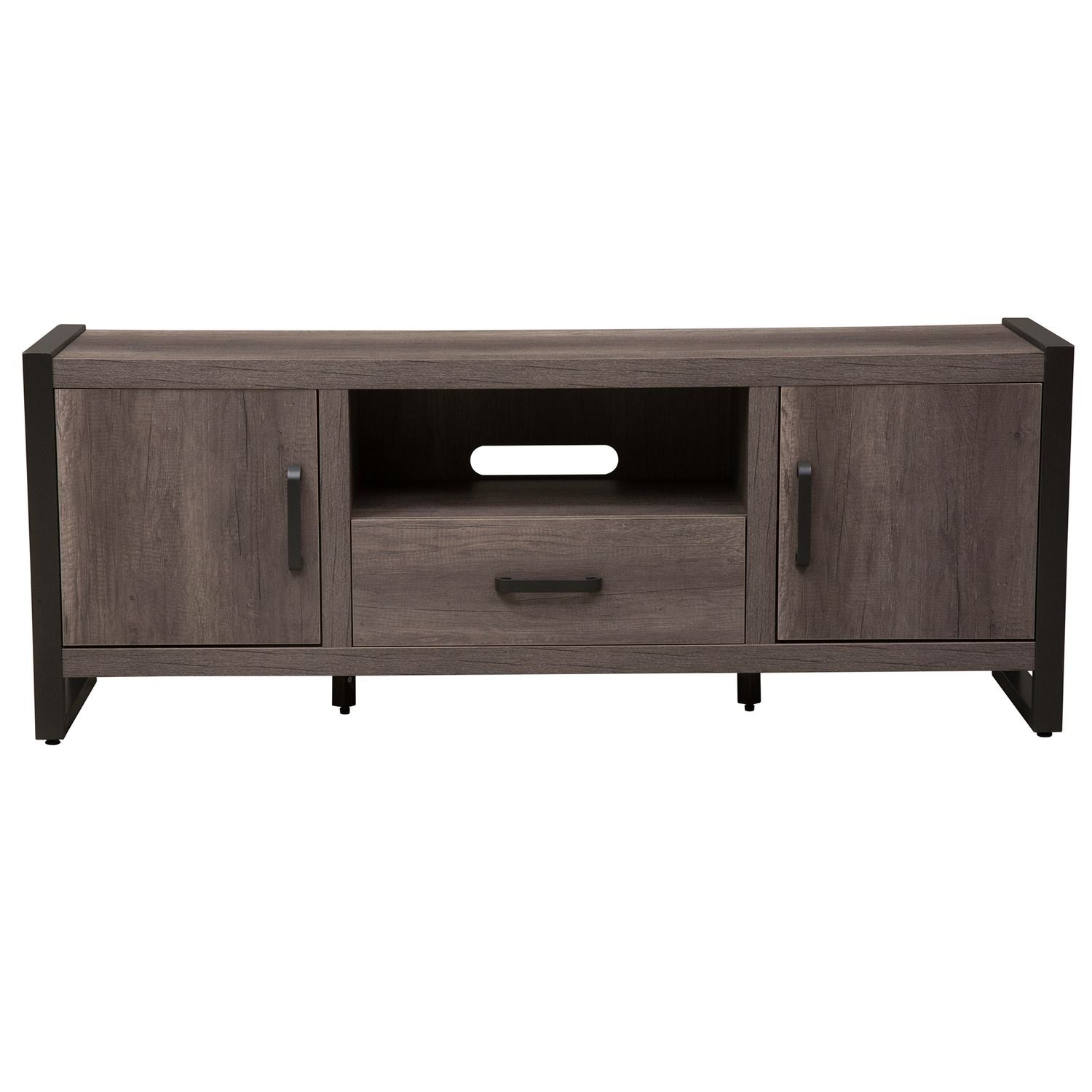 Farmhouse Tanners Creek Entertainment TV Stand in Greystone - Luxury Home Furniture (MI)