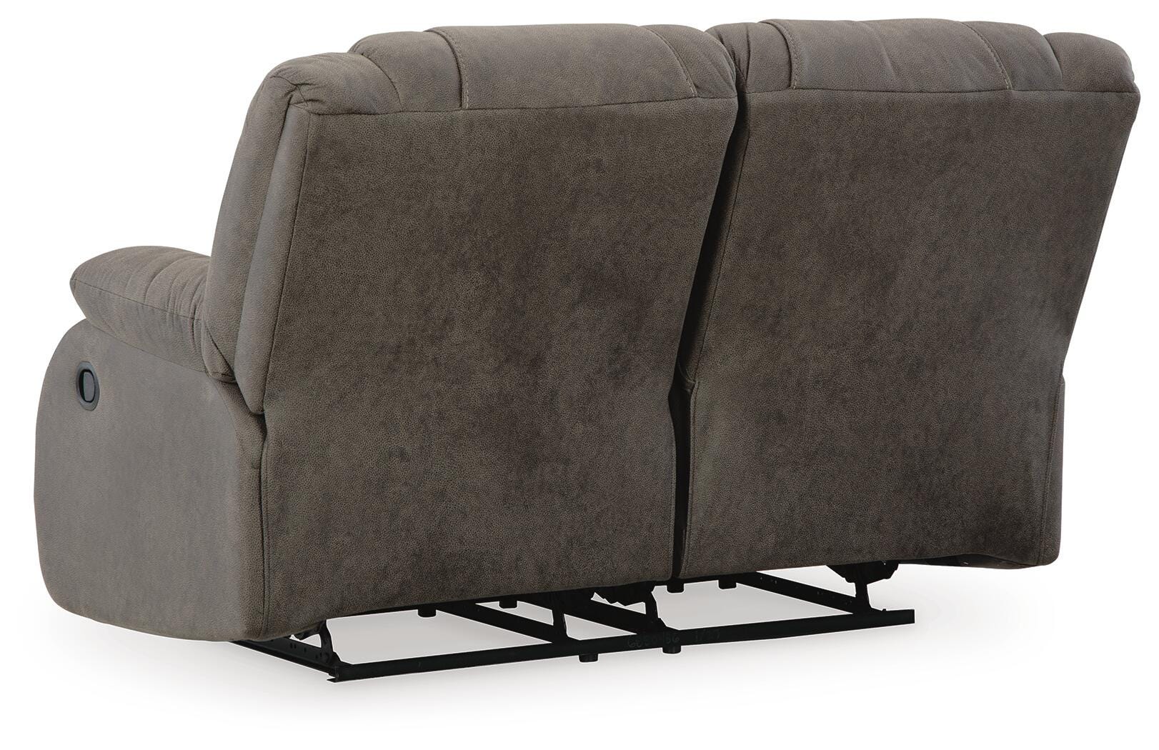 First Base Reclining Loveseat - Luxury Home Furniture (MI)