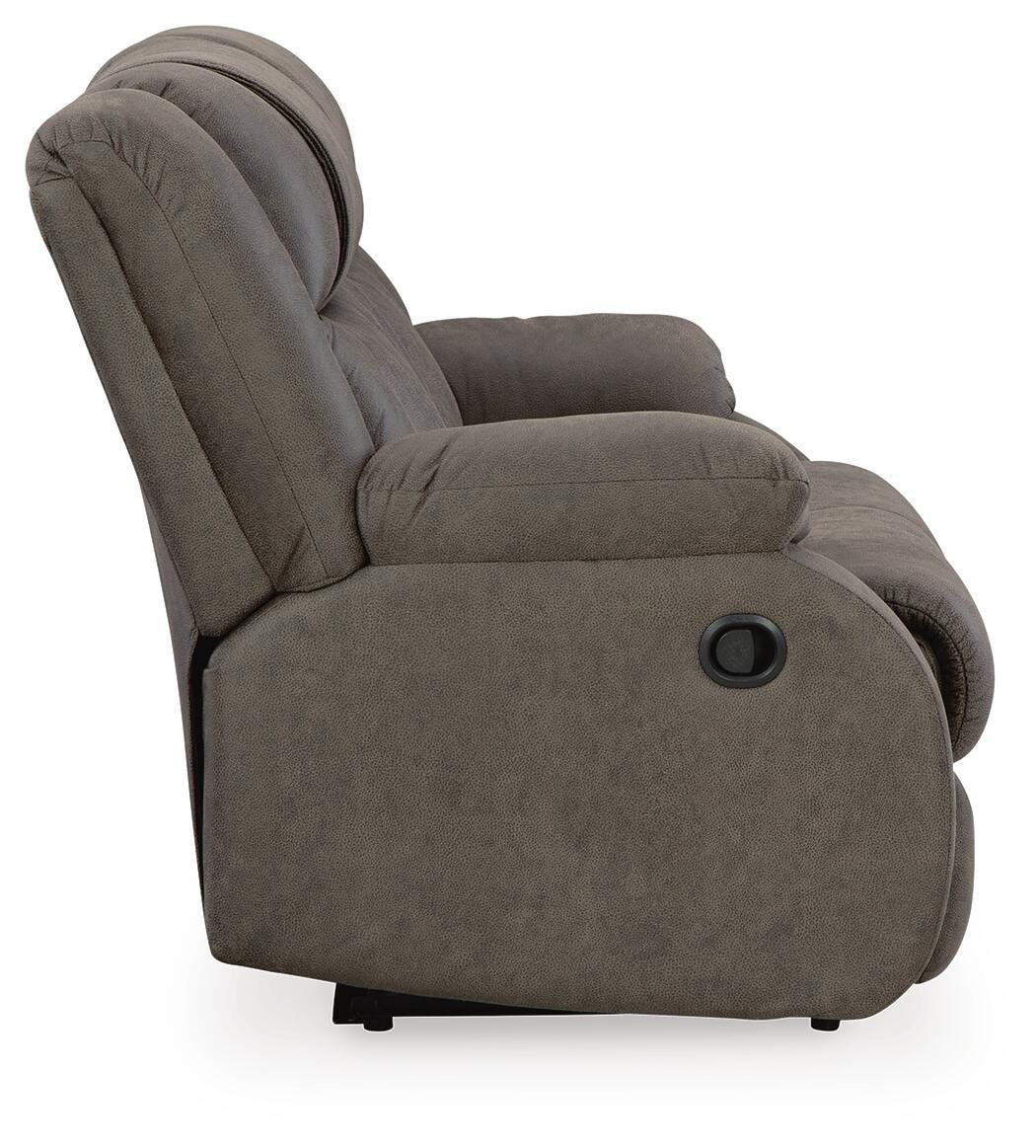 First Base Reclining Loveseat - Luxury Home Furniture (MI)