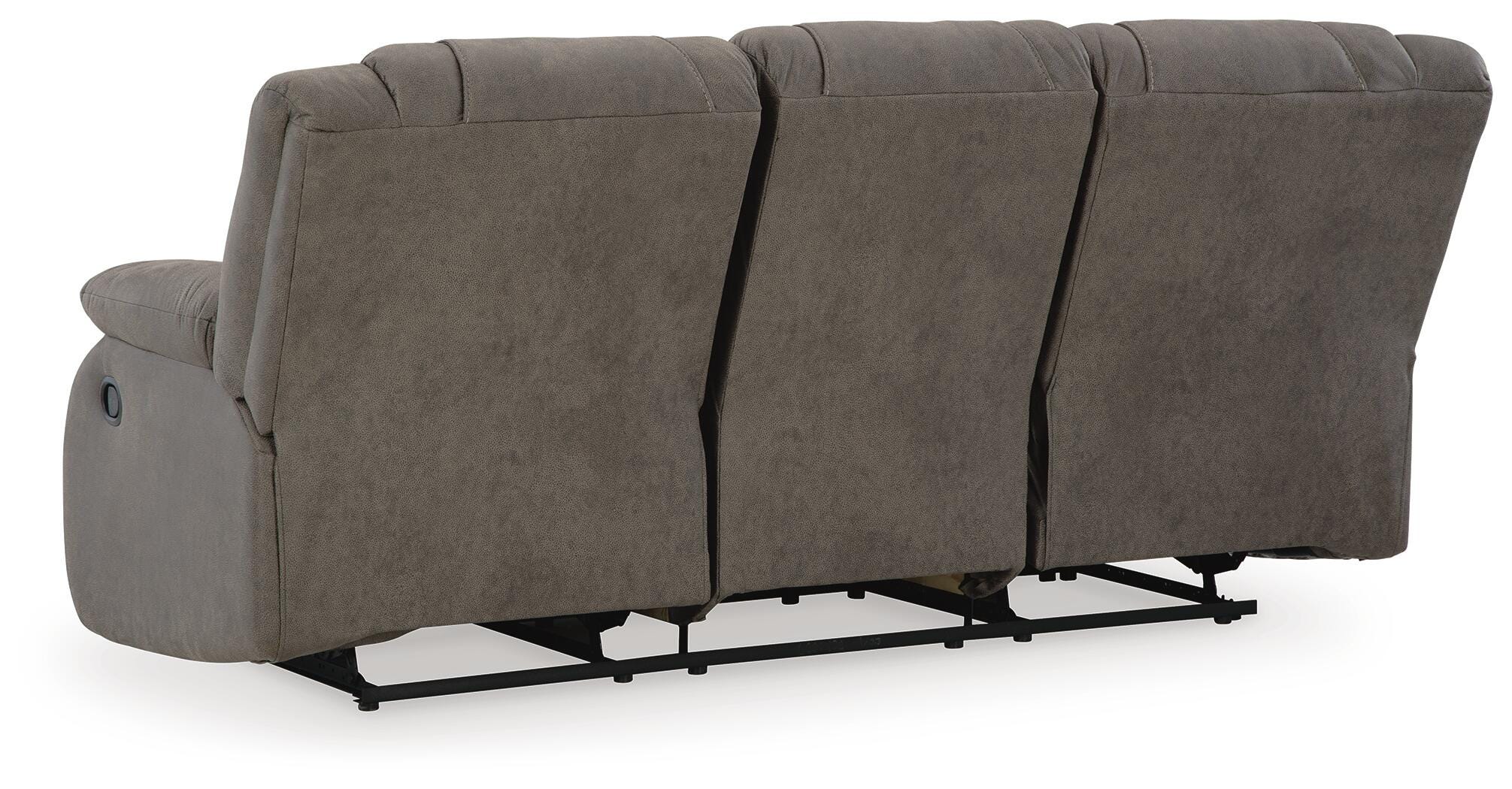 First Base Reclining Sofa - Luxury Home Furniture (MI)