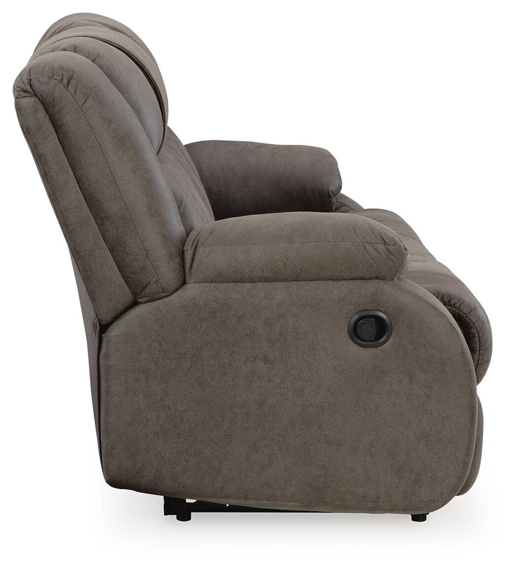 First Base Reclining Sofa - Luxury Home Furniture (MI)