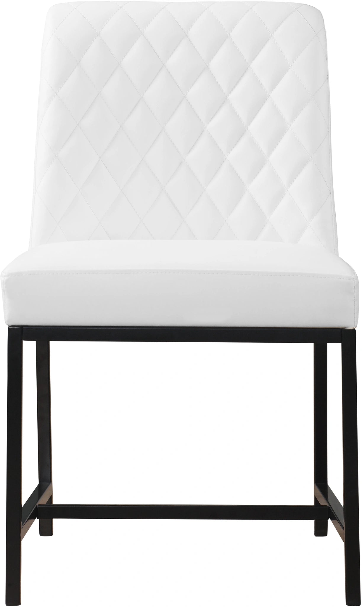 Bryce White Faux Leather Dining Chair