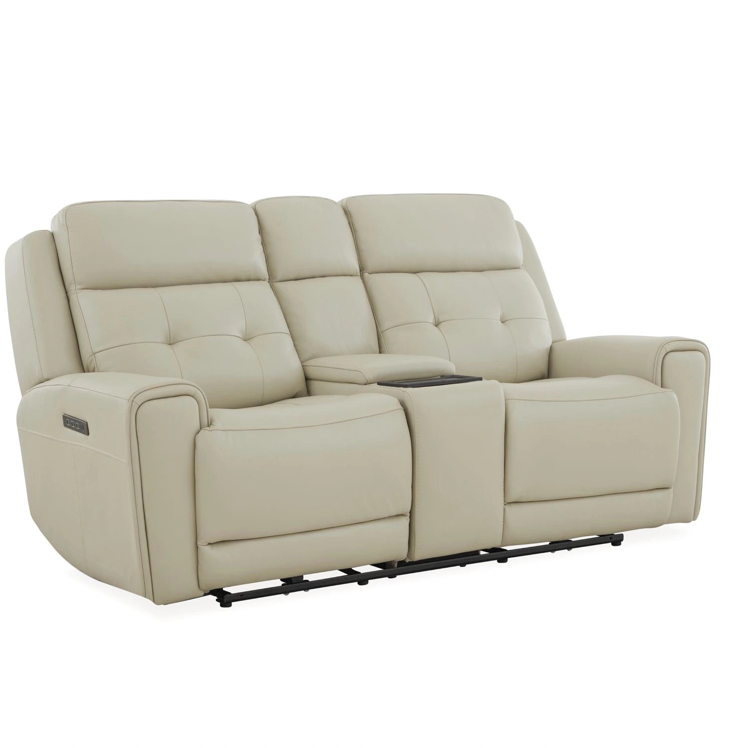 Carrington Loveseat w/Console P3 & ZG in Baja Stone image