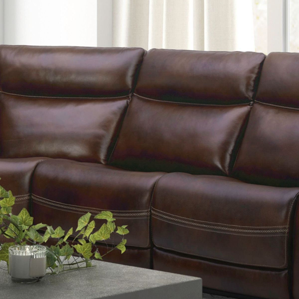 Liberty Furniture Blair Armless Chair in Cognac - Luxury Home Furniture (MI)