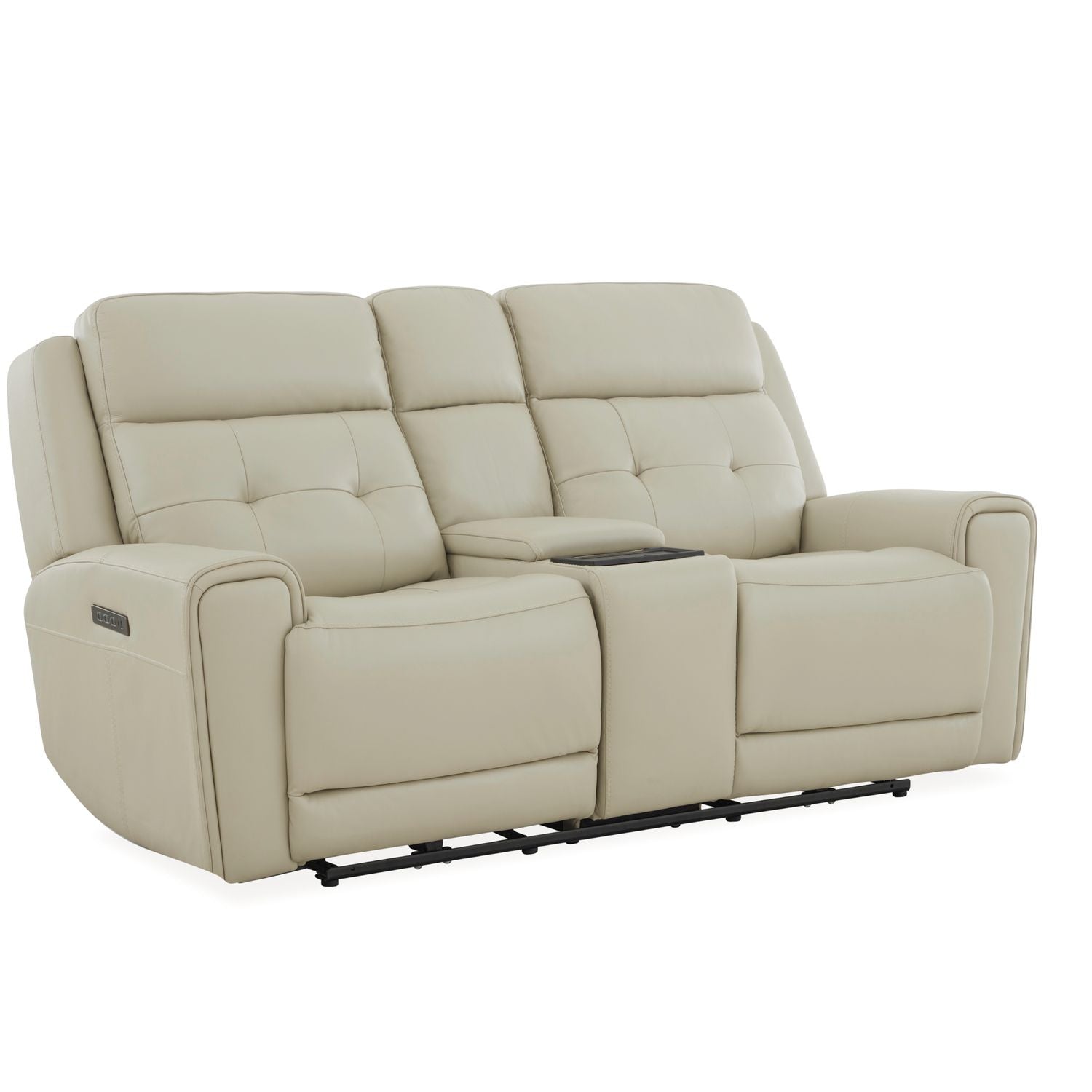 Carrington Loveseat w/Console P3 & ZG in Baja Stone - Luxury Home Furniture (MI)